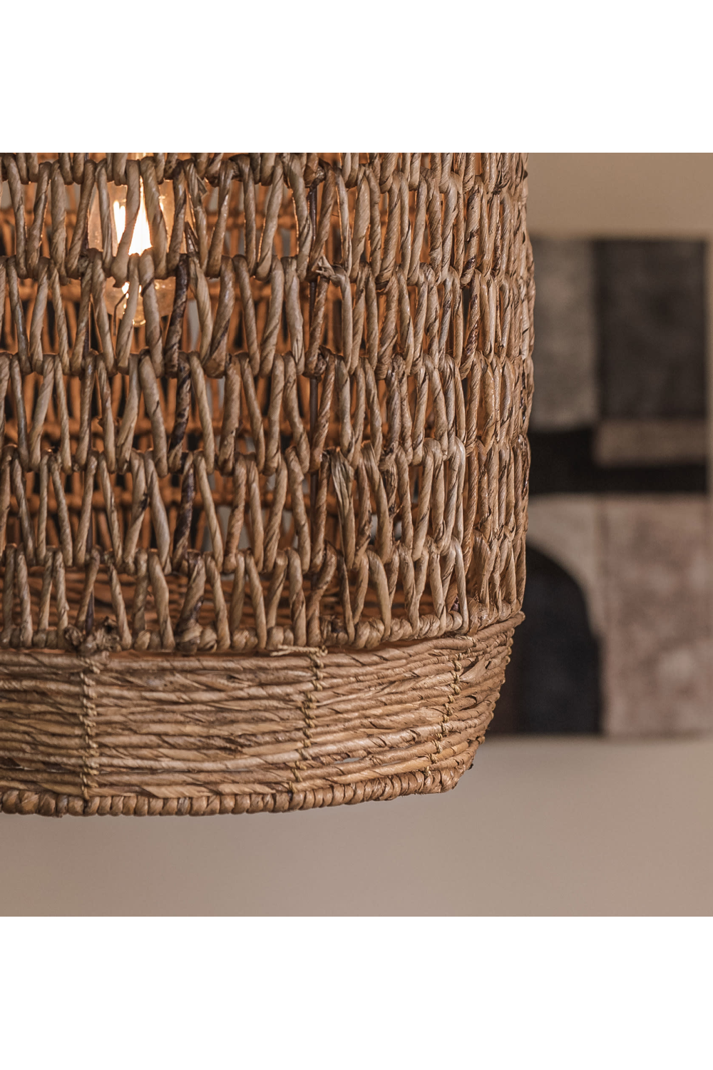 Abaca Latticed Lampshade | dBodhi Brandy Wing | OROA.com