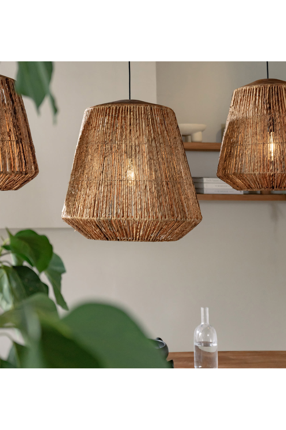 Modern Abaca Hanging Lamp | dBodhi Crown | OROA.com