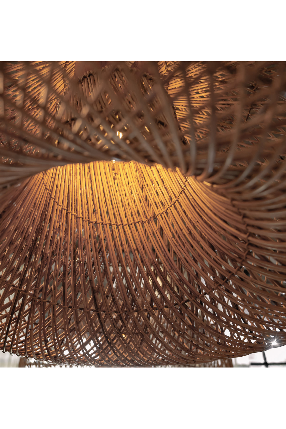 Natural Rattan Drum Lamp | dBodhi Kulit | OROA.com