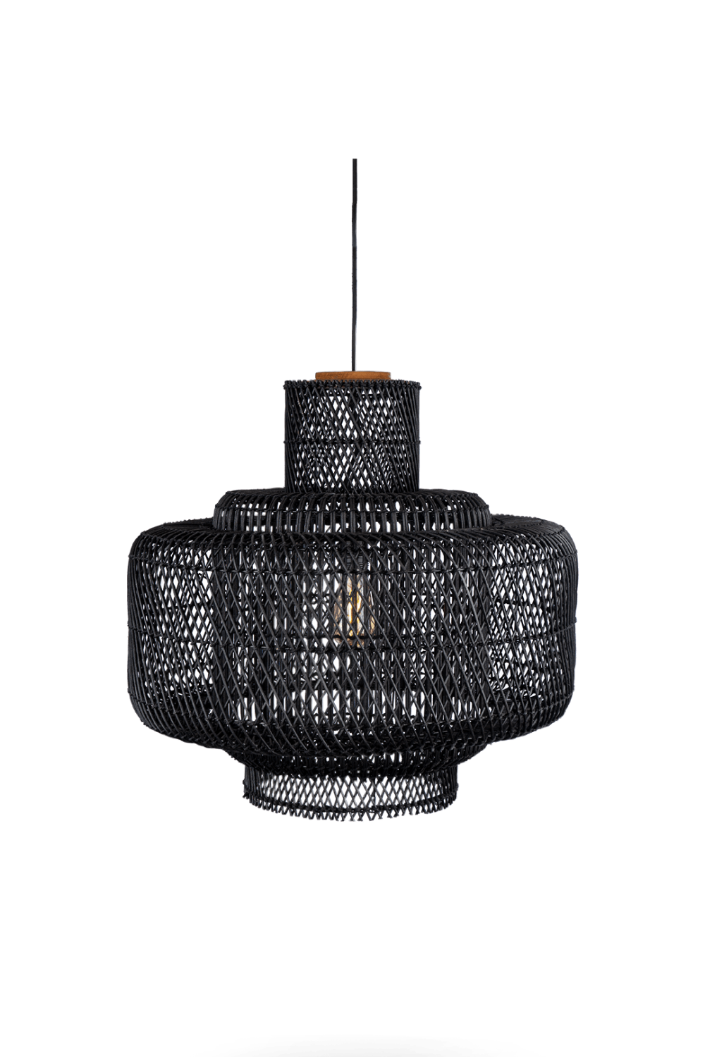 Black Rattan Lampshade | dBodhi Elements | OROA.com