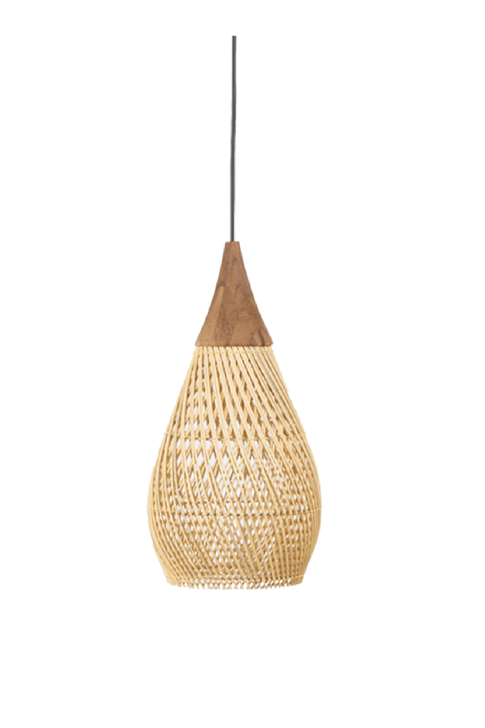 Rustic Natural Rattan Hanging Lamp | dBodhi Horn | OROA.com