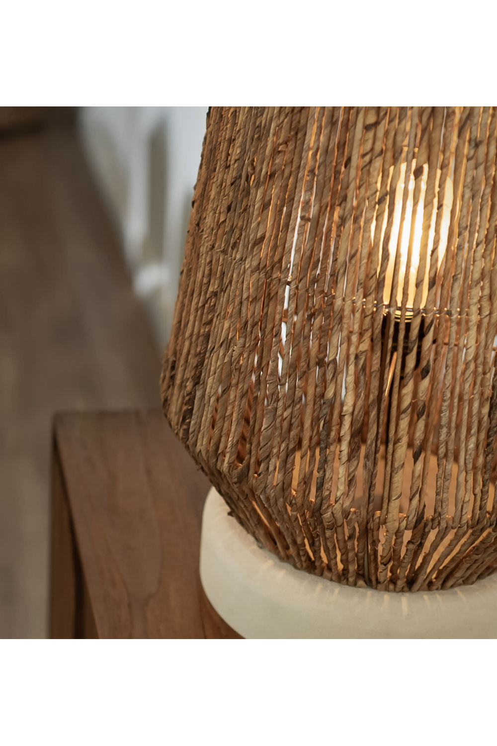 Diamond-Shaped Fiber Table Lamp | dBodhi Obelisk | OROA.com