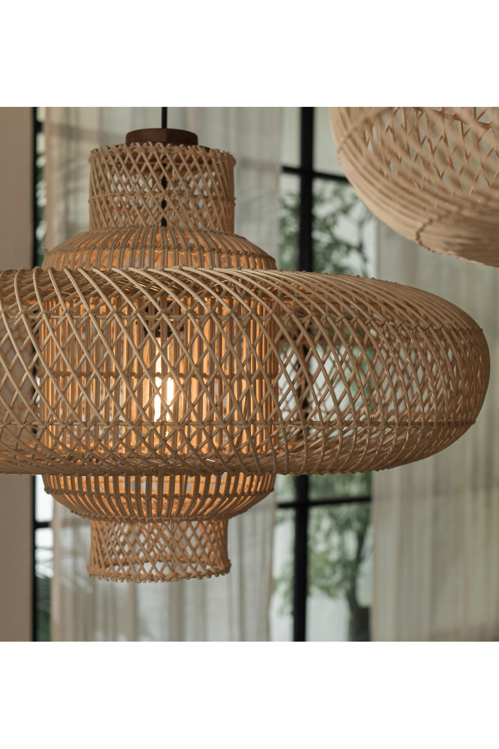 Natural Rattan Modern Lampshade | dBodhi Organo | OROA.com