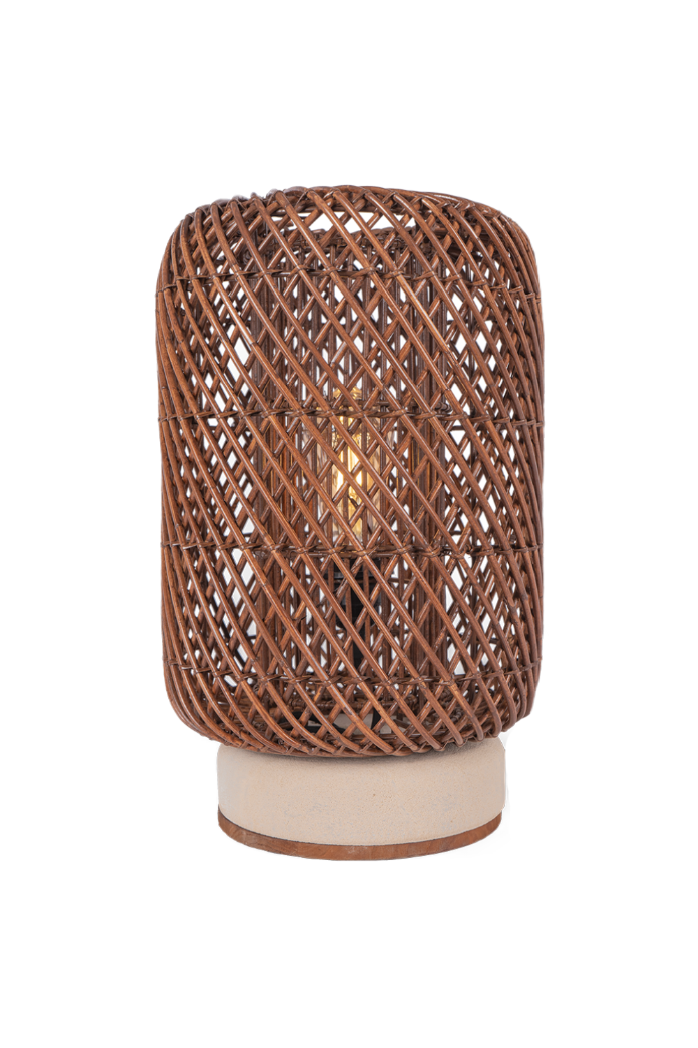 Brown Rattan Table Lamp | dBodhi Palma | OROA.com