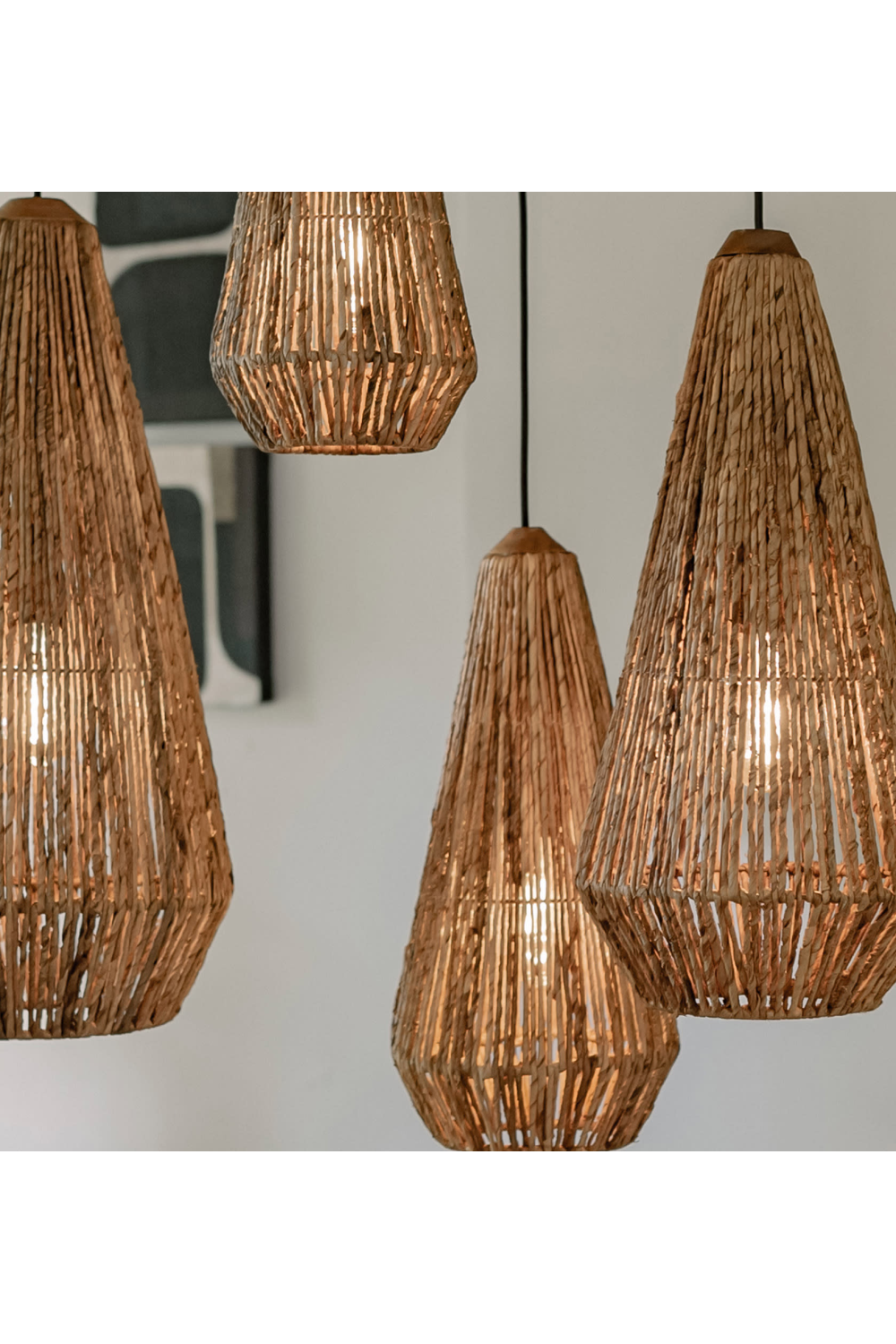 Woven Abaca Hanging Lamp | dBodhi Ruby | OROA.com