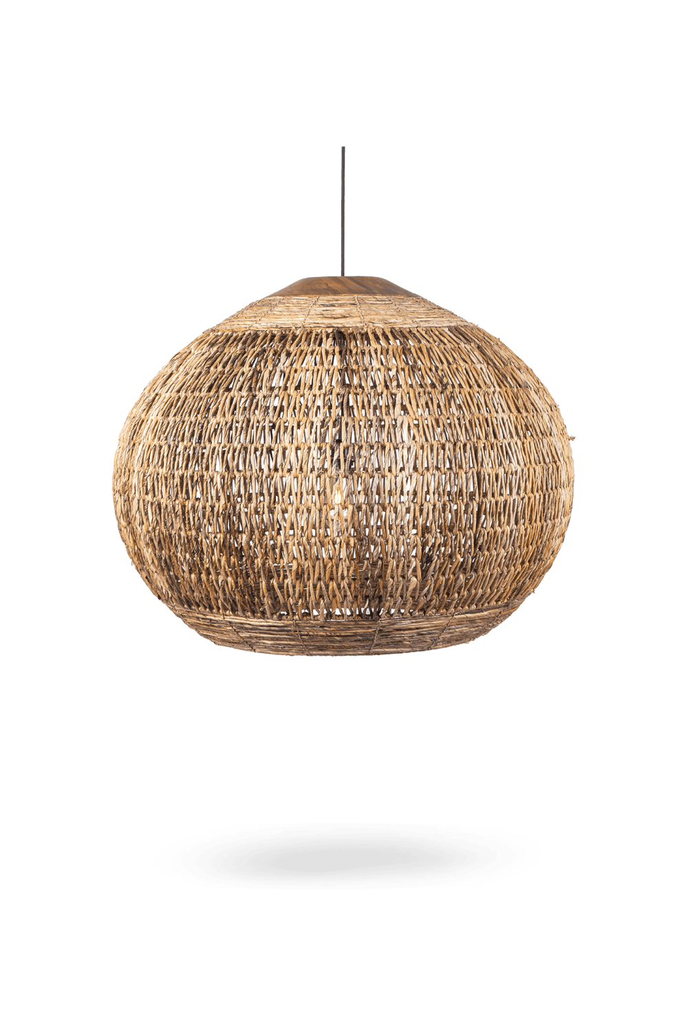 Weave Abaca Round Lampshade | dBodhi Tumbler Wing | OROA.com