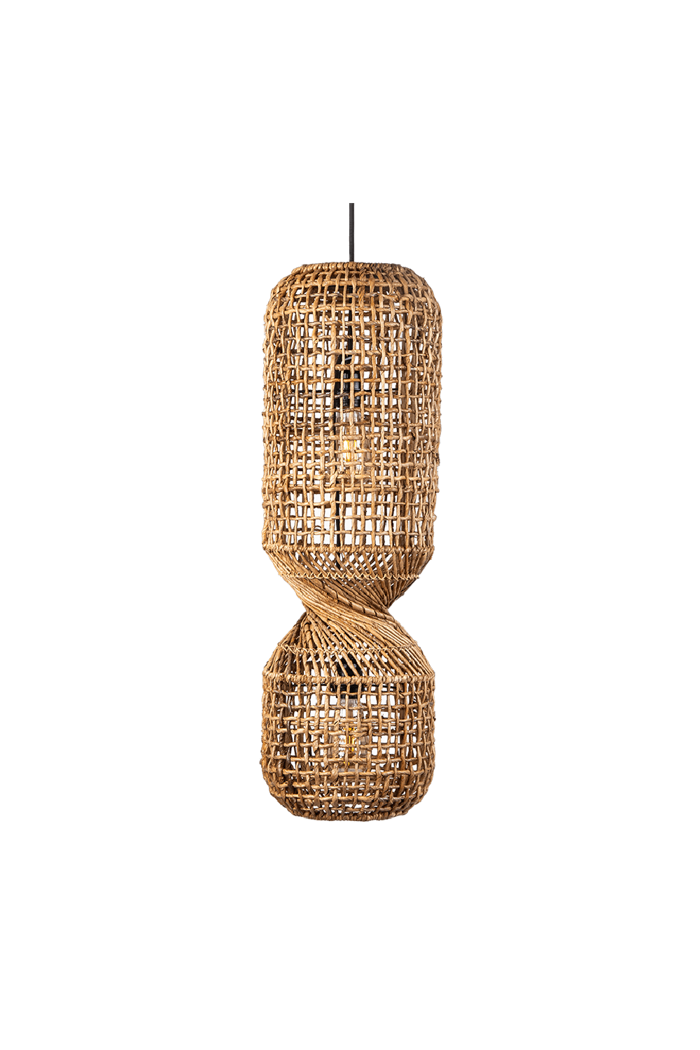 Abaca Rustic Hanging Lamp | dBodhi Twister Koi | OROA.com