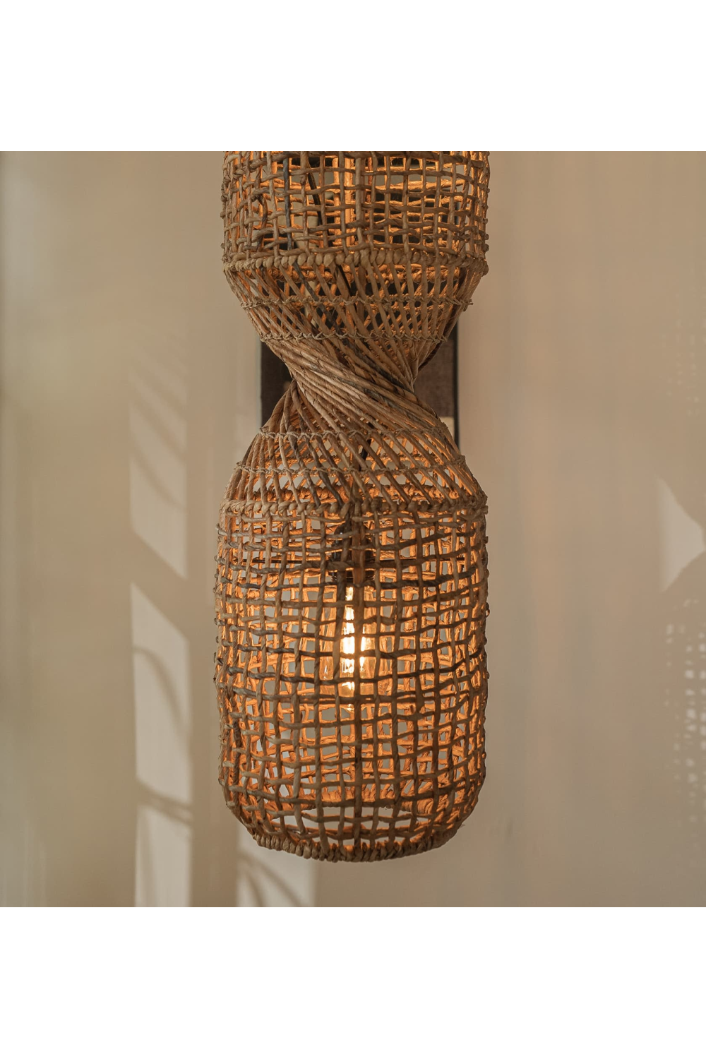 Abaca Rustic Hanging Lamp | dBodhi Twister Koi | OROA.com
