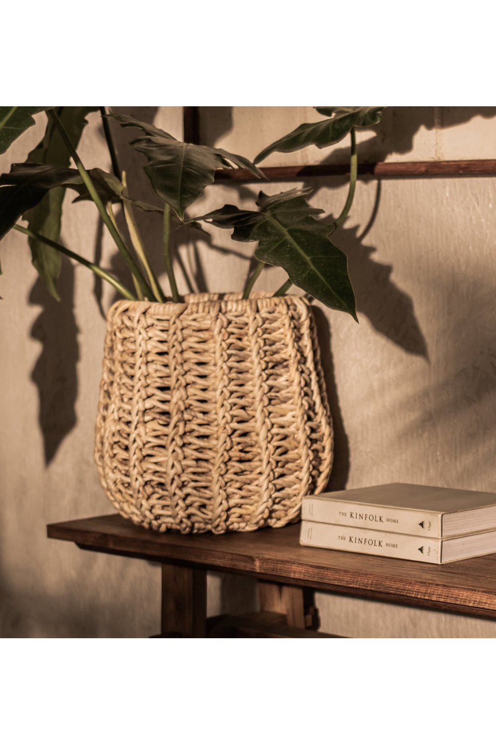 Modern Weaved Abaca Round Basket | dBodhi Batur | OROA.com