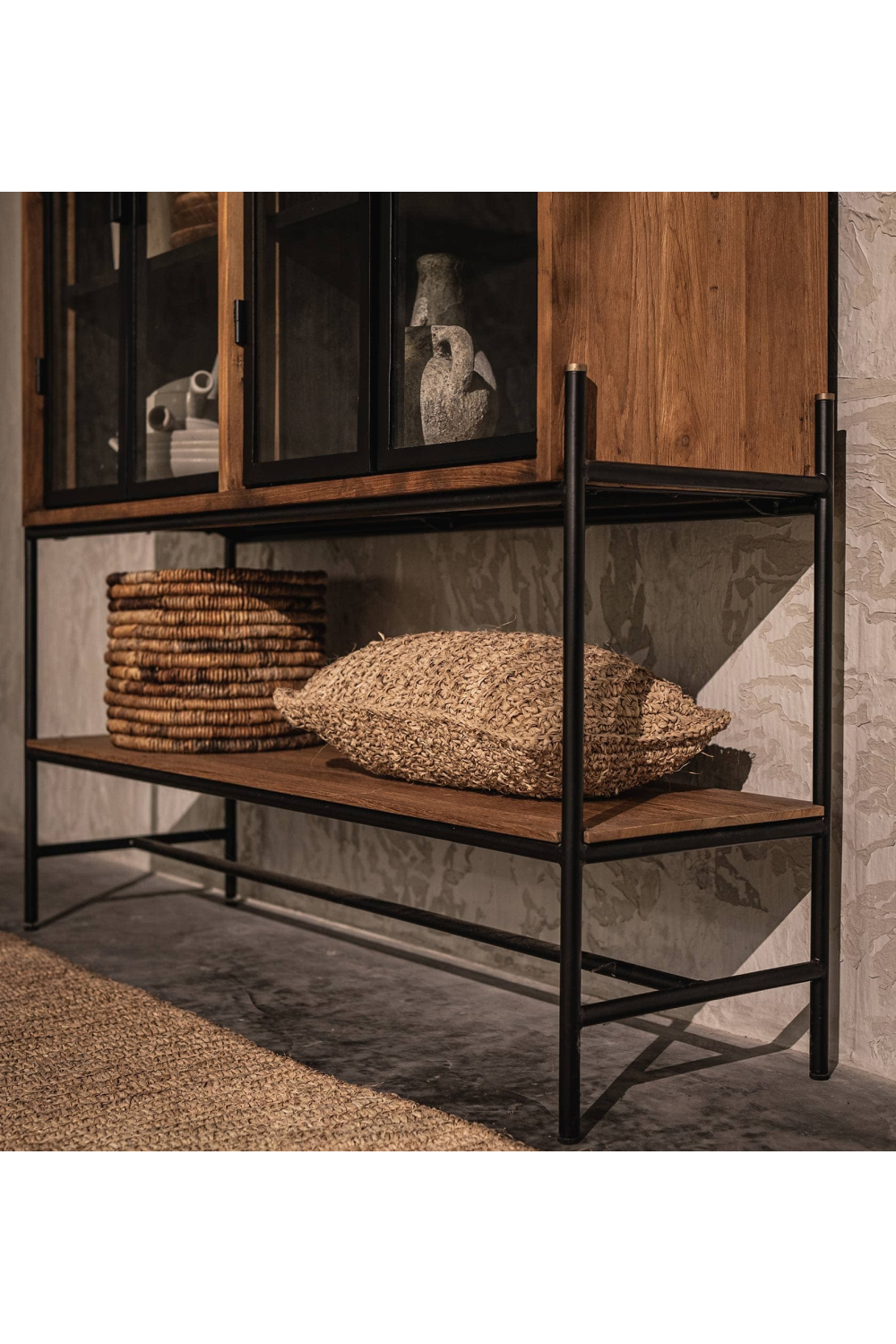 Wooden Cabinet With Glass Doors | dBodhi Outline | OROA.com