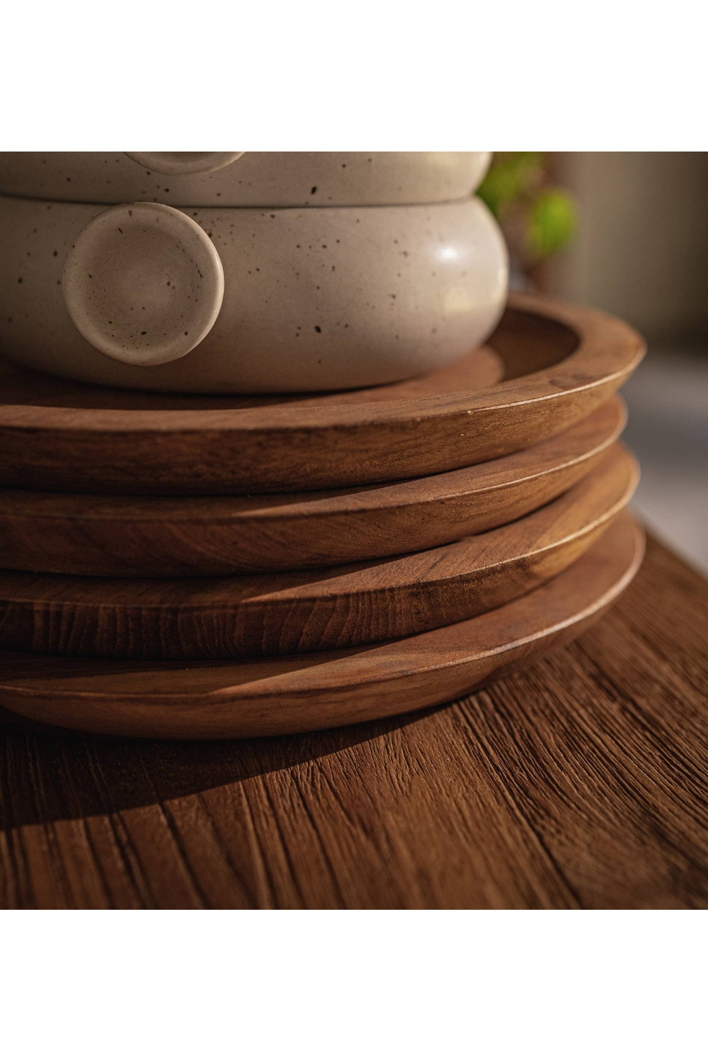 Wooden Cabinet With Open Shelves | dBodhi Outline | OROA.com