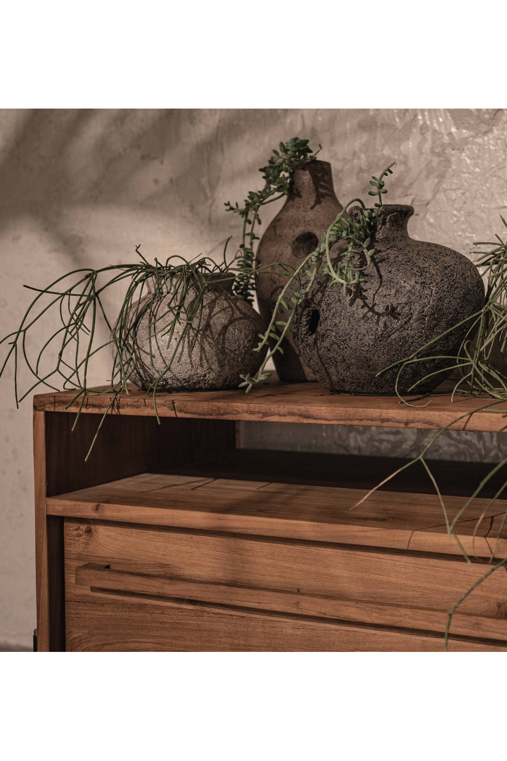 Farmhouse Style Sideboard With Open Rack | dBodhi Outline | OROA.com