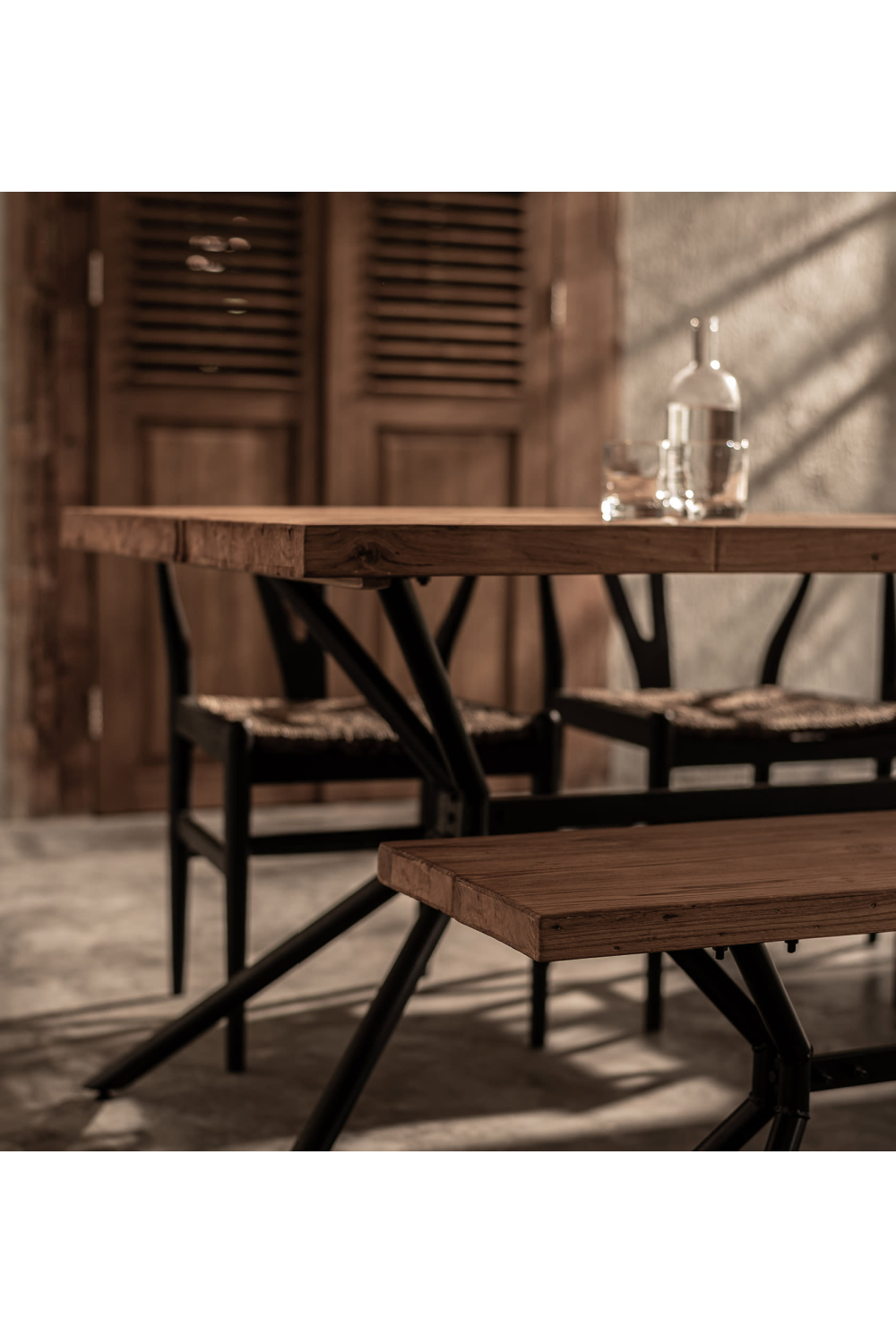 Rustic Wooden Bench | dBodhi Oxo | OROA