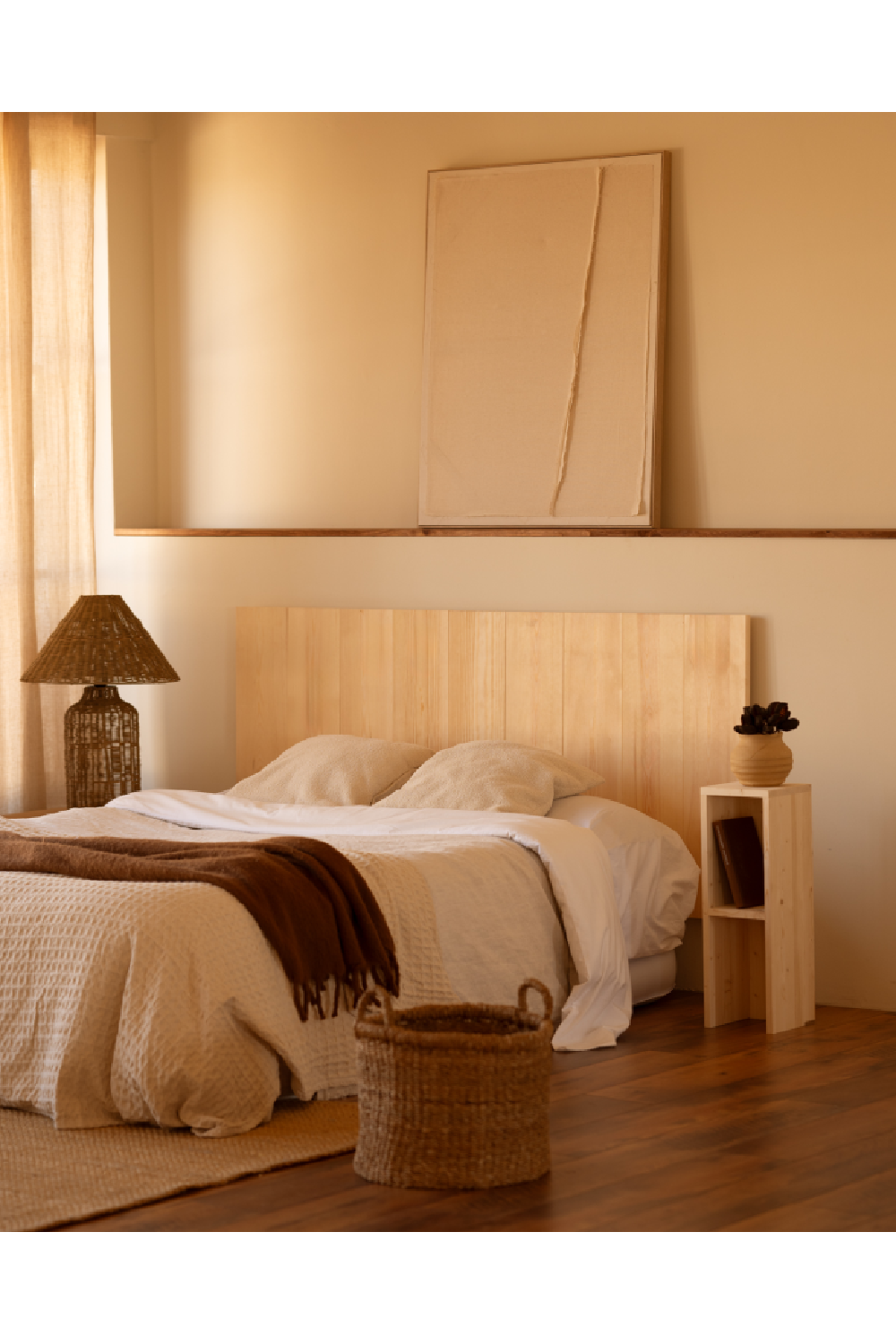 Pine Wood Headboard | Decowood Flanders | Oroa.com