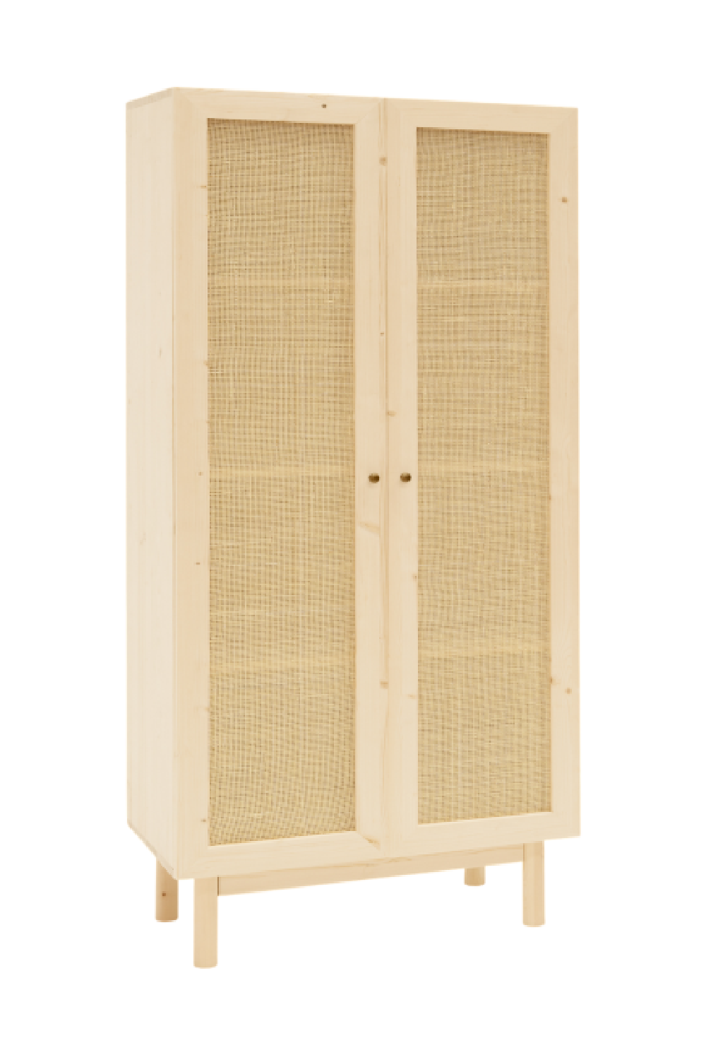 Rattan 2-Door Cabinet | Decowood Frida | Oroa.com