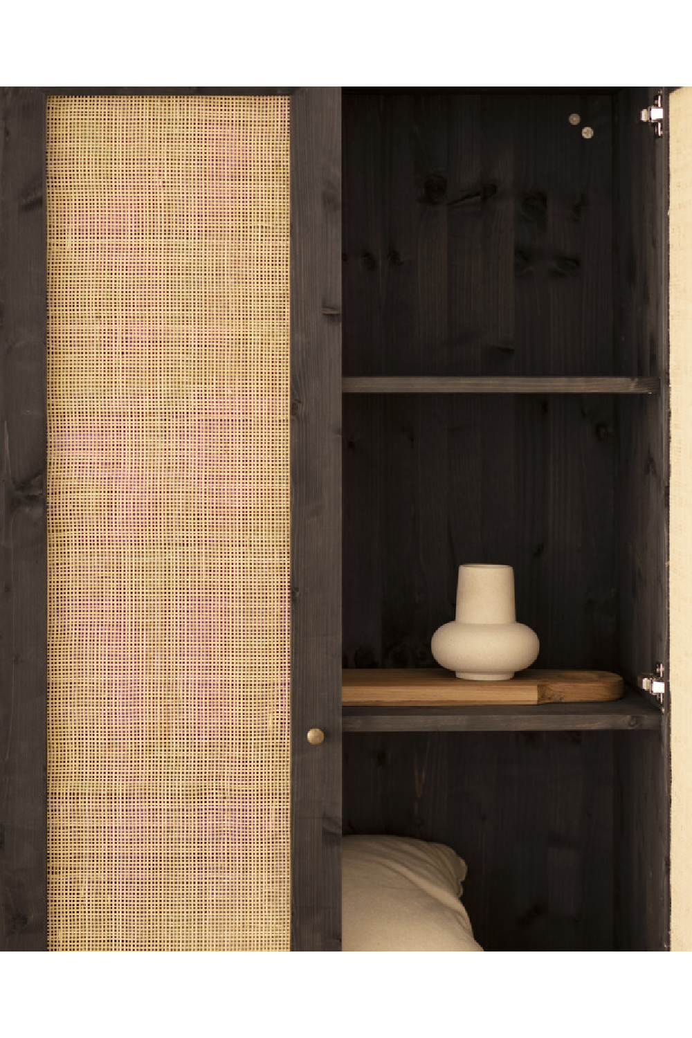 Rattan 2-Door Cabinet | Decowood Frida | Oroa.com
