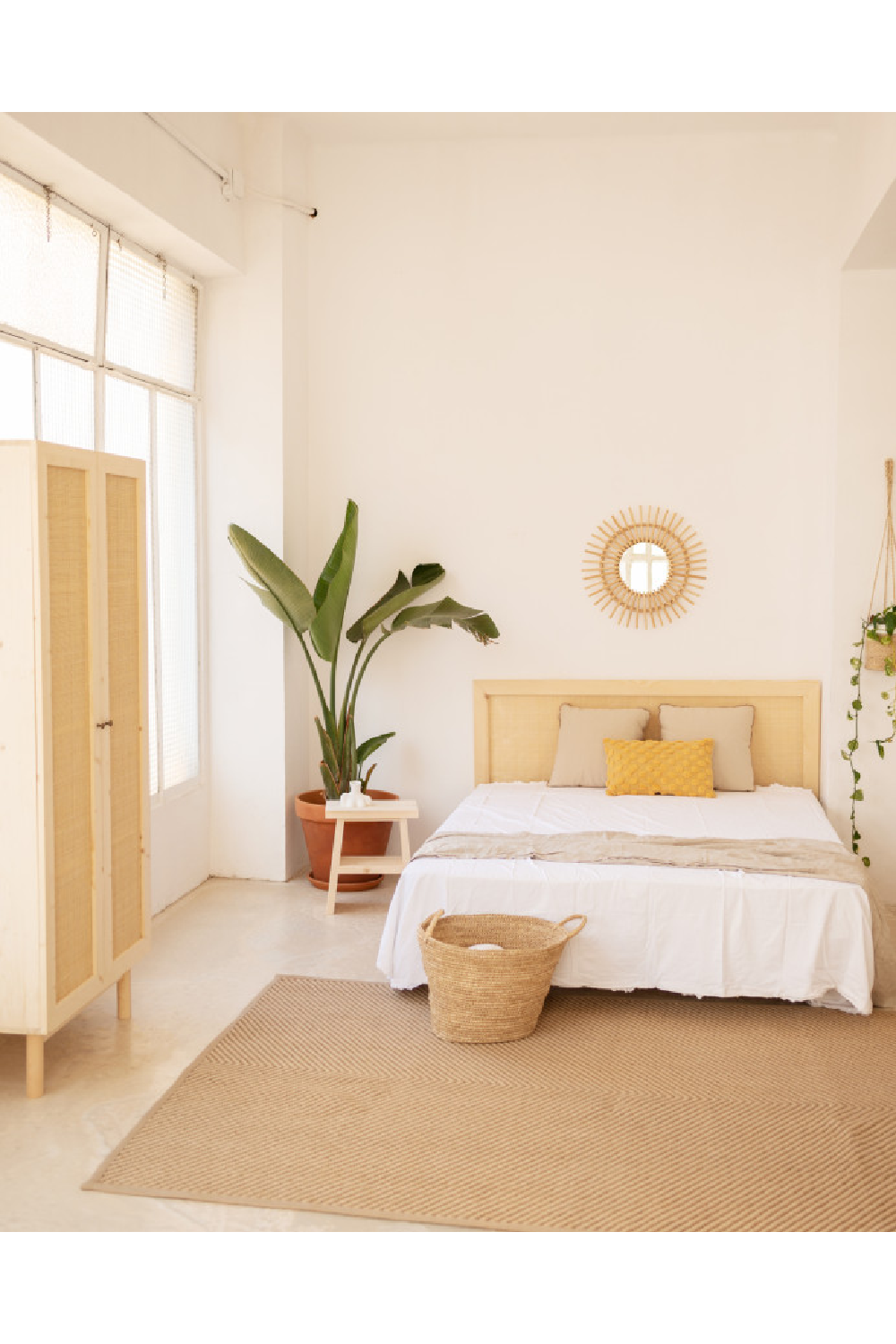 Wood Framed Rattan Headboard | Decowood Frida | Oroa.com