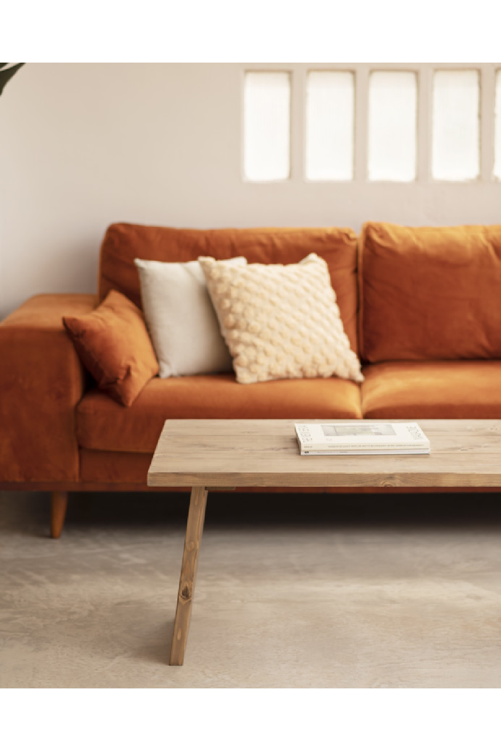 Pine Wood Coffee Table | Decowood Frida II | Oroa.com