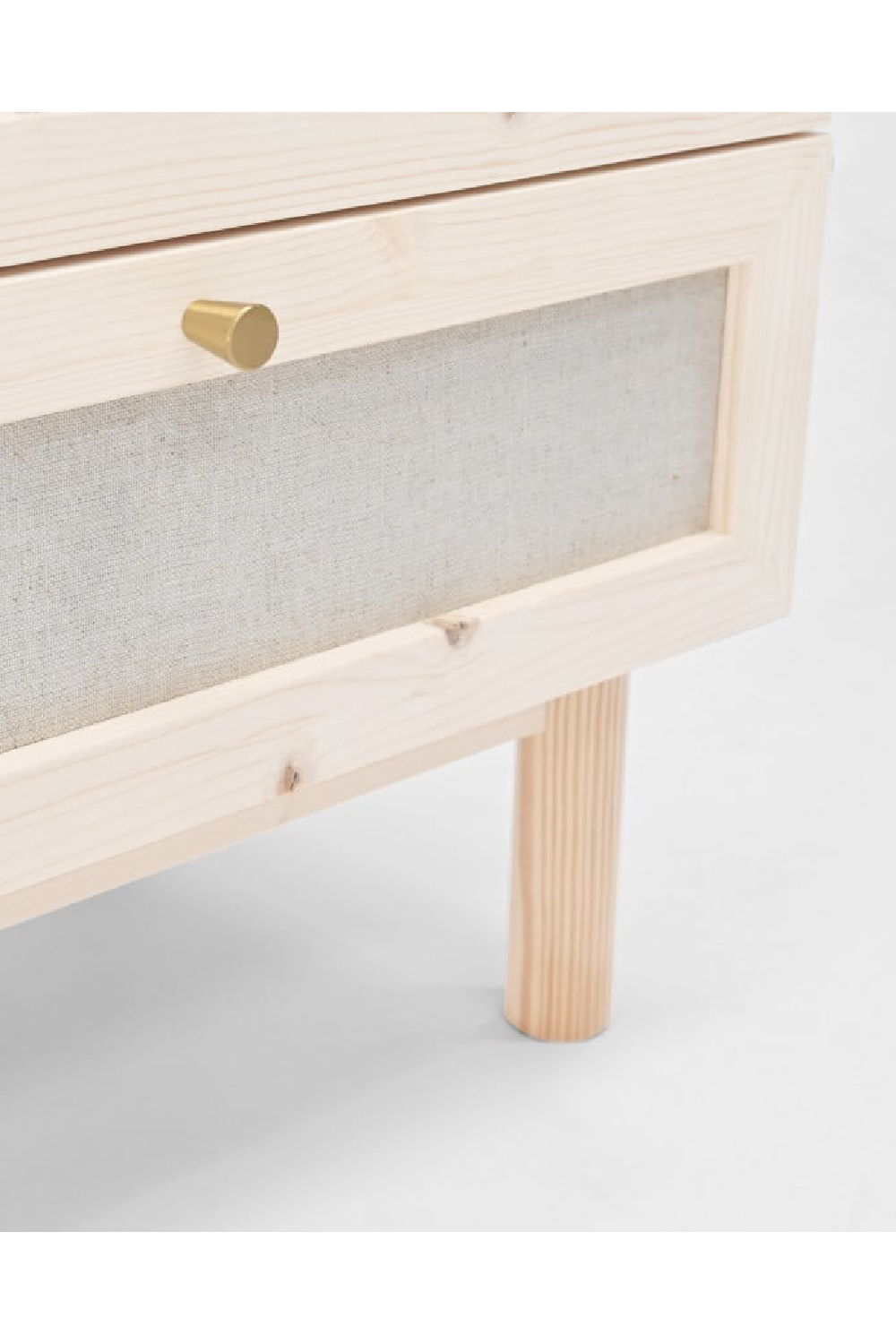 Wood Framed Fabric 6-Drawer Chest | Decowood Linen | Oroa.com