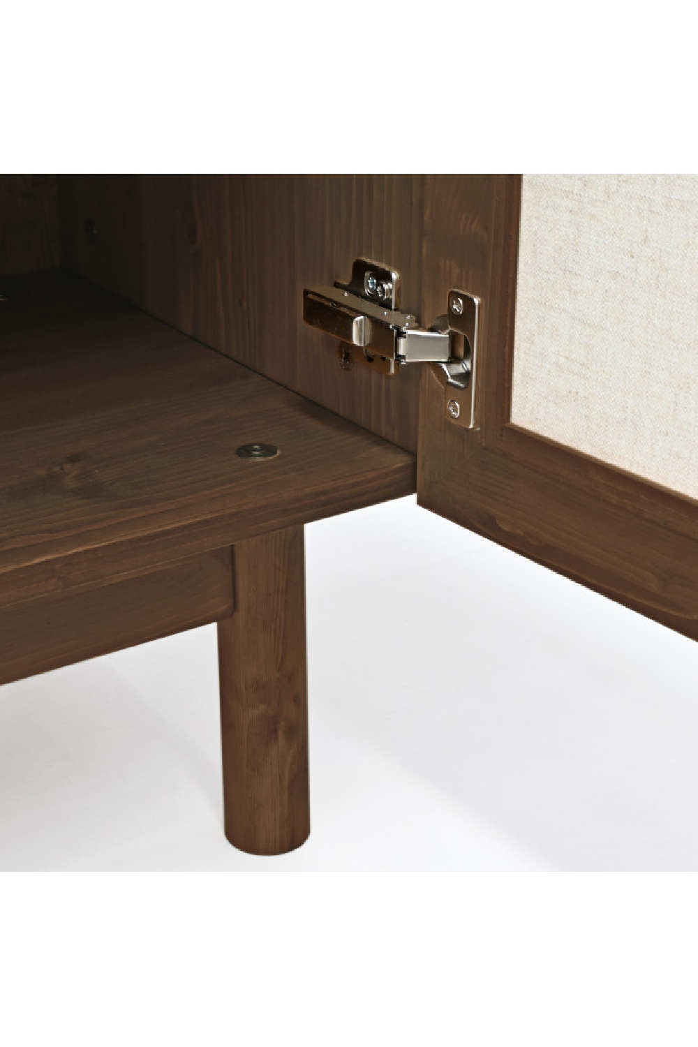 Fabric 2-Door TV Stand | Decowood Linen | Oroa.com