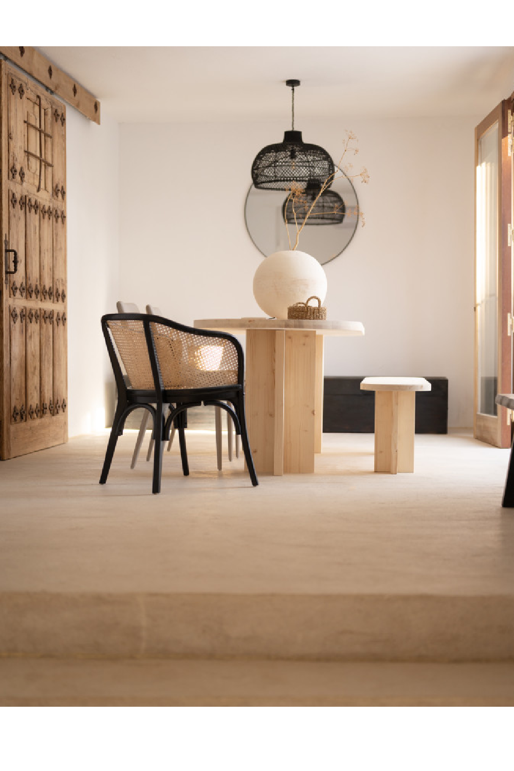 Oval Solid Wood Dining Table | Decowood Tokyo | Oroa.com