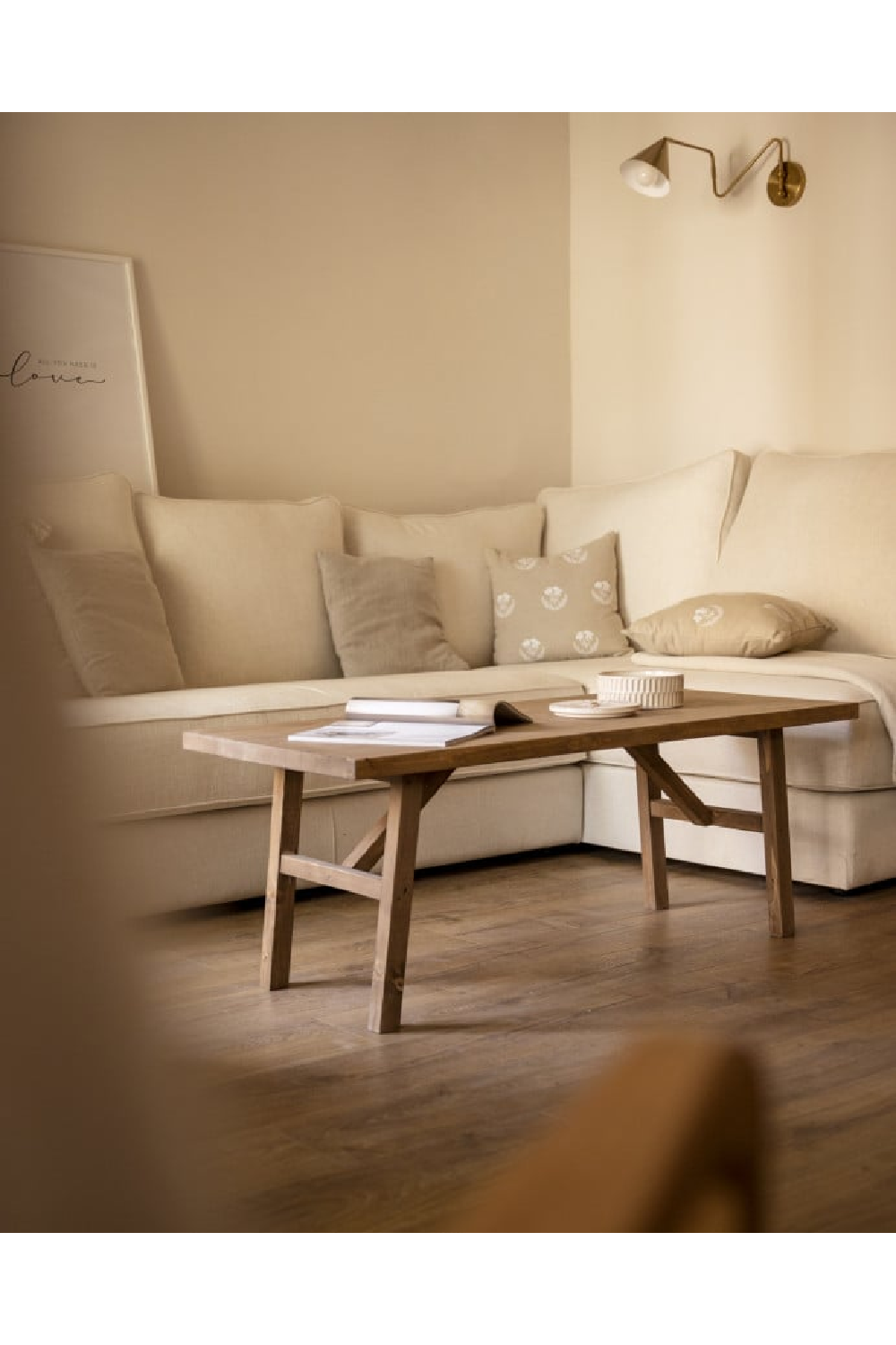 Scandinavian Wooden Coffee Table | Decowood Siep | OROA.com