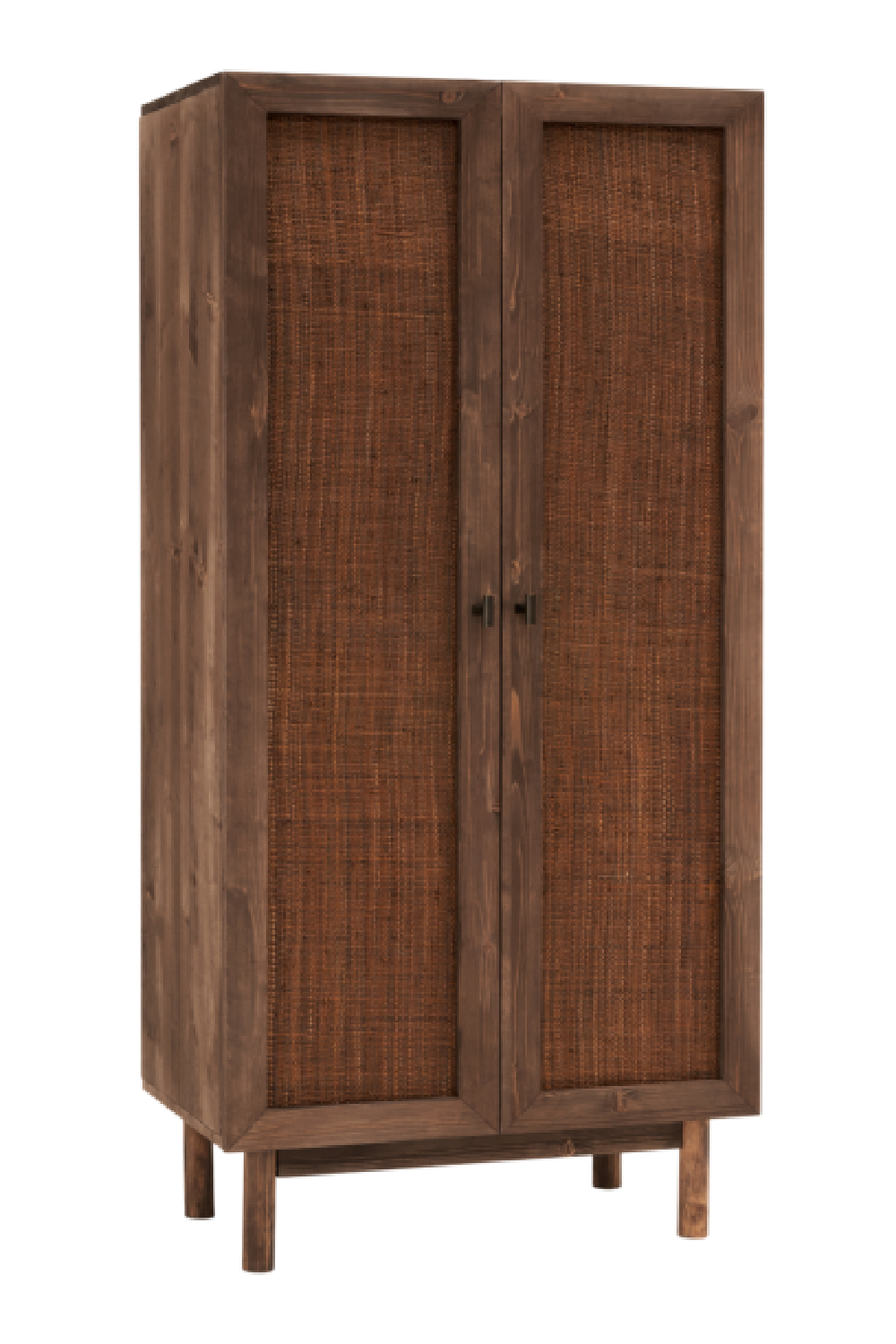 Solid Wood 2-Door Cabinet | Decowood Olivia | Oroa.com