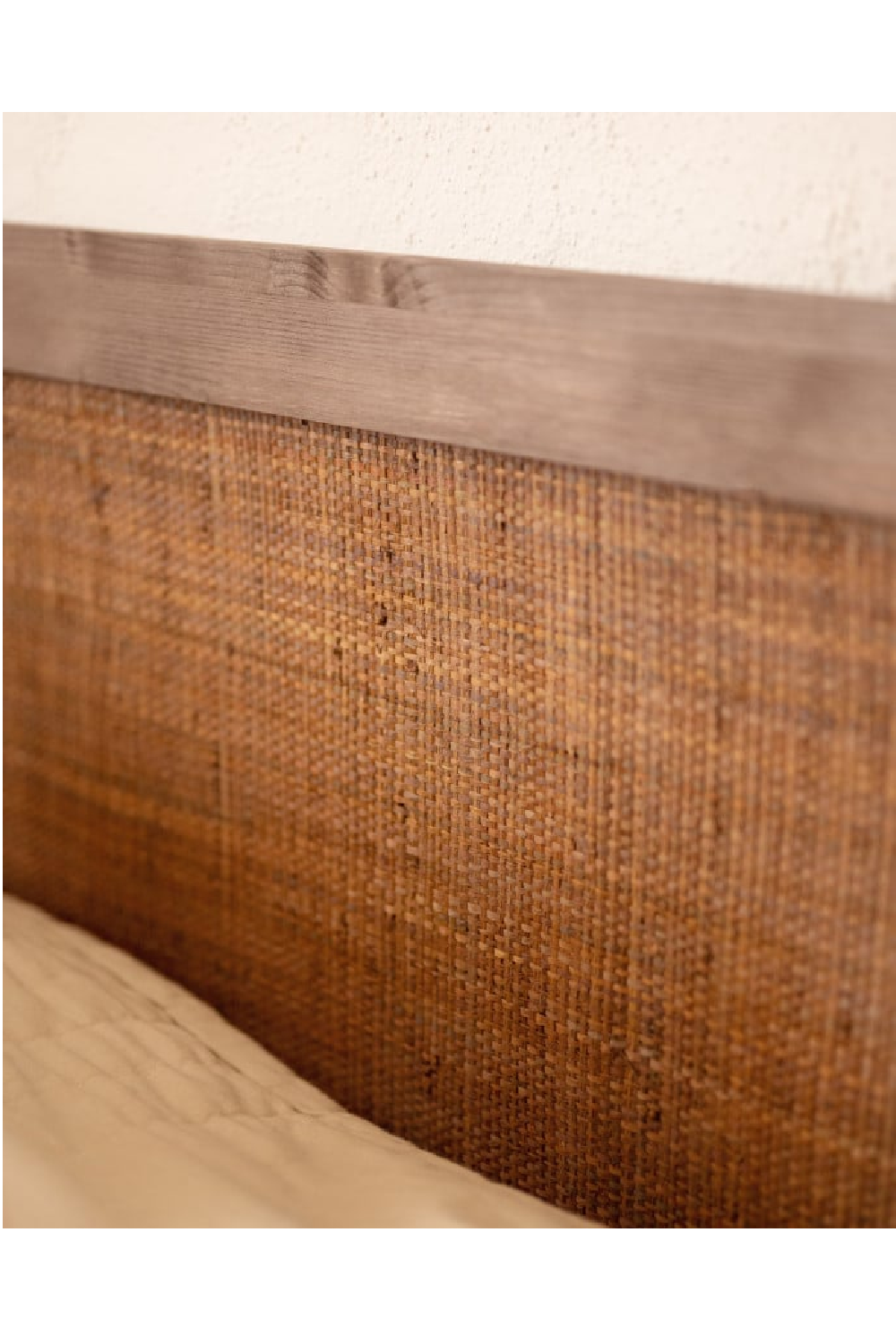 Woven Raffia Fiber Headboard | Decowood Olivia | Oroa.com