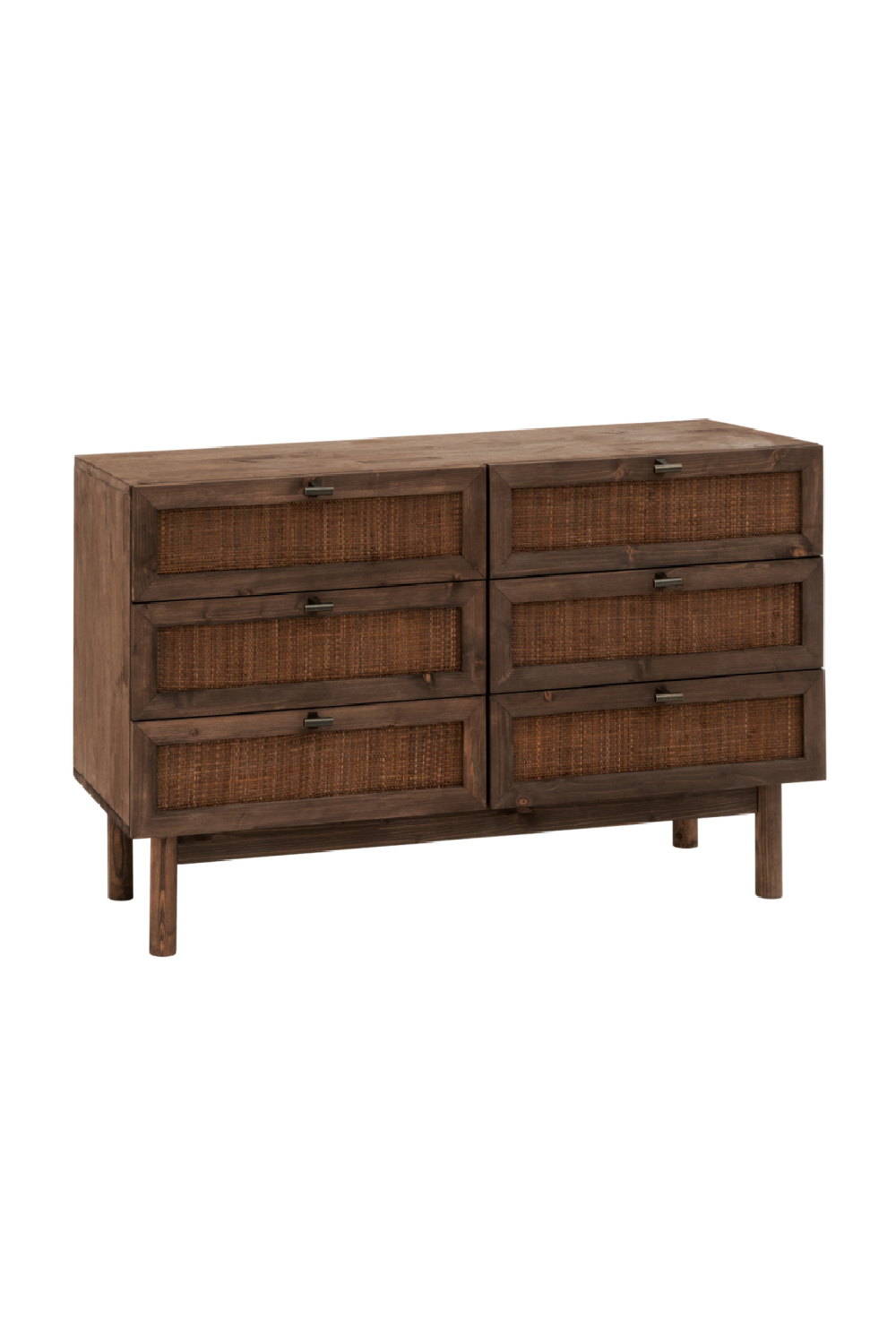Solid Wood 6-Drawer Chest | Decowood Olivia | Oroa.com