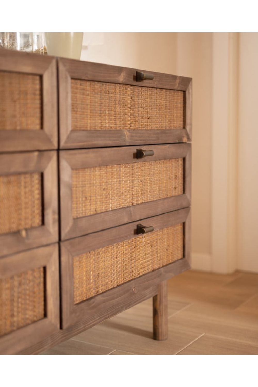 Solid Wood 6-Drawer Chest | Decowood Olivia | Oroa.com