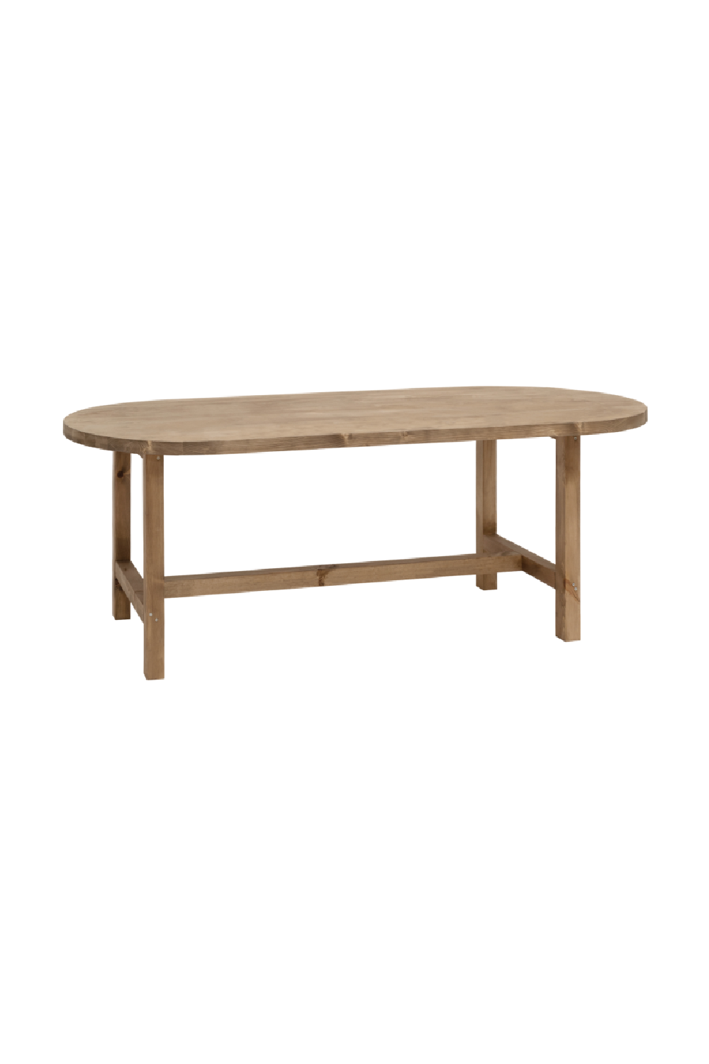 Wooden Oval Dining Table | Decowood Olivia | Oroa.com