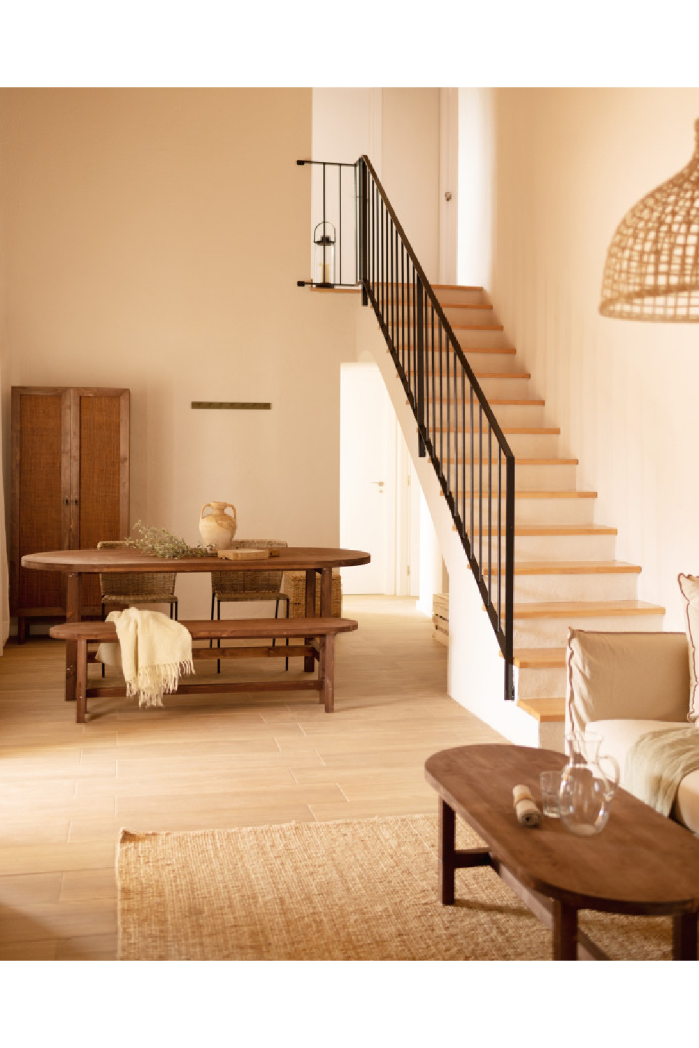 Wooden Oval Dining Table | Decowood Olivia | Oroa.com