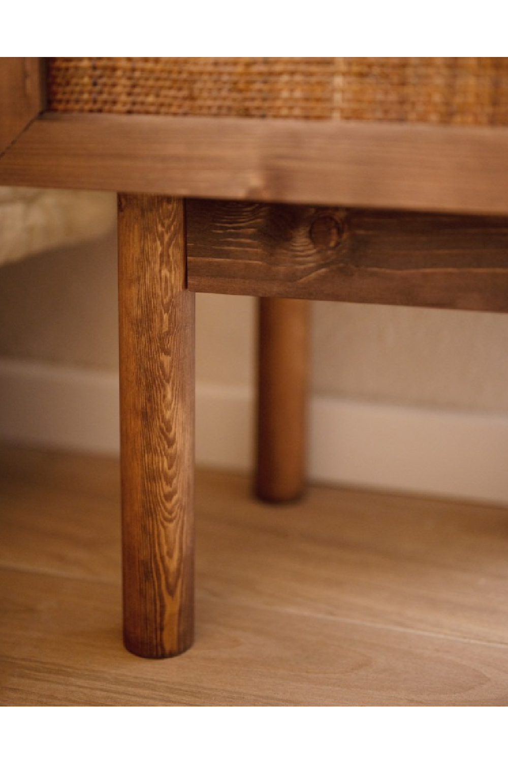 Wooden 1-Drawer Bedside Table | Decowood Olivia | Oroa.com