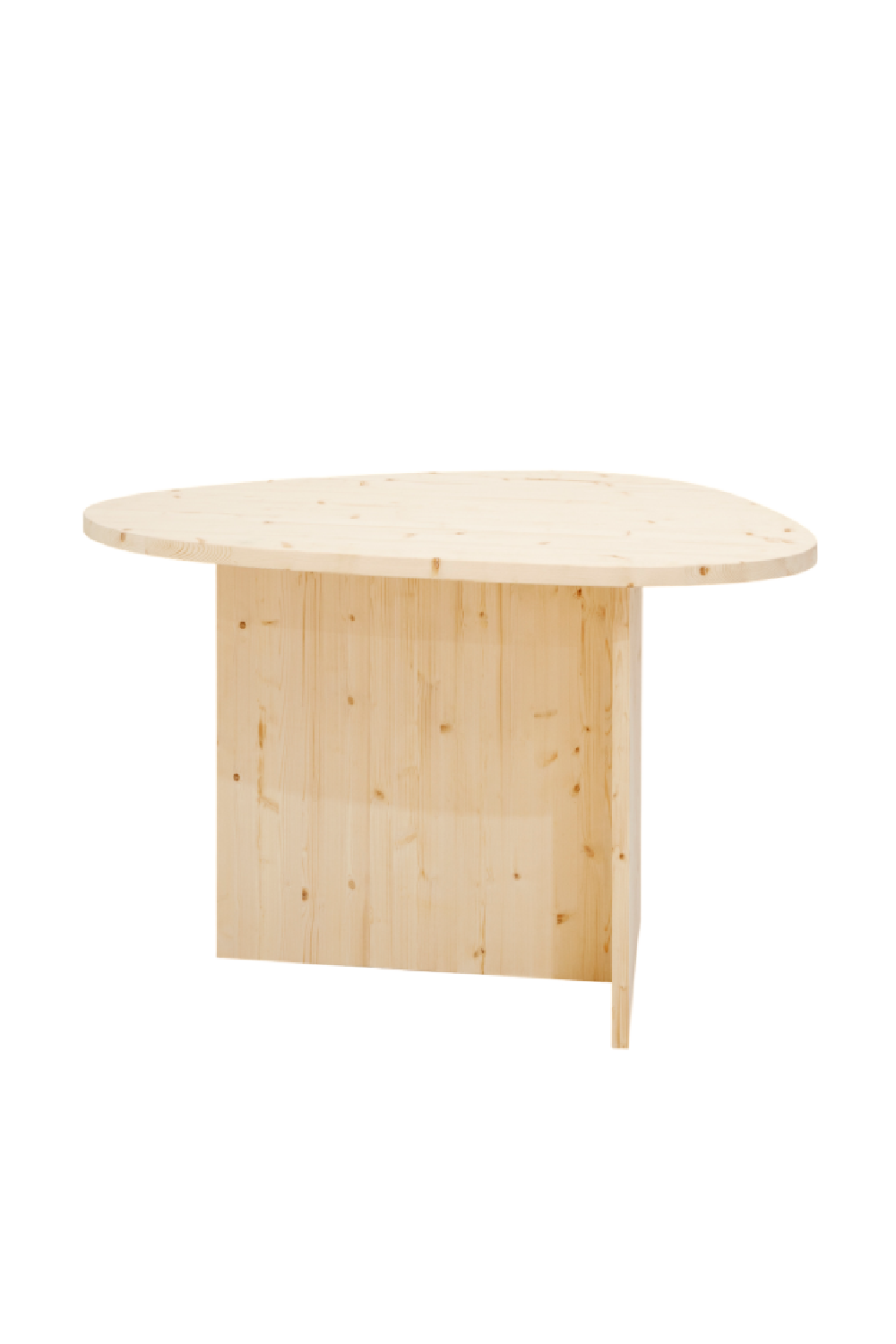Organic-Shaped Wooden Dining Table | Decowood Mur | Oroa.com