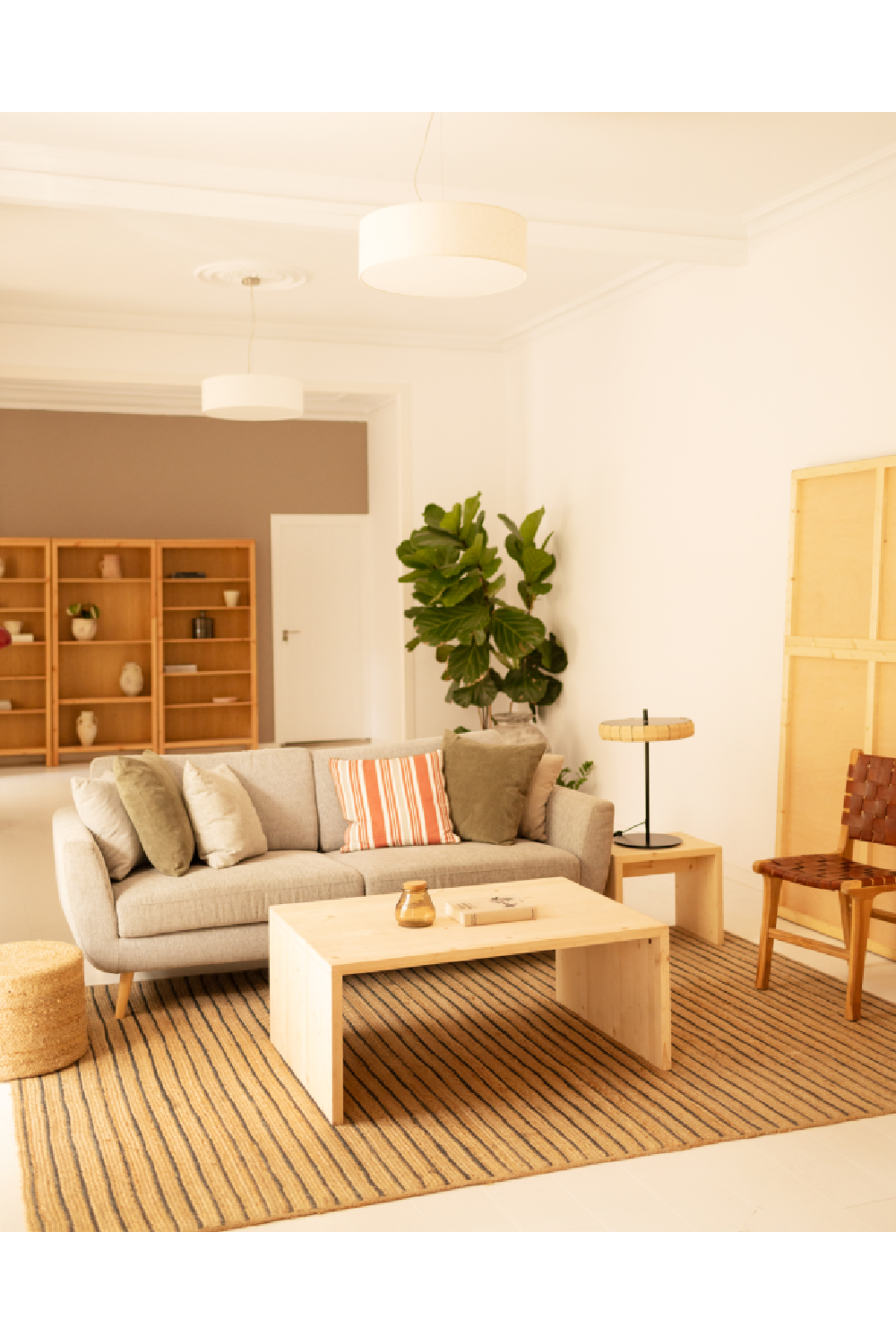 Angular Solid Wood Coffee Table | Decowood Telva | Oroa.com