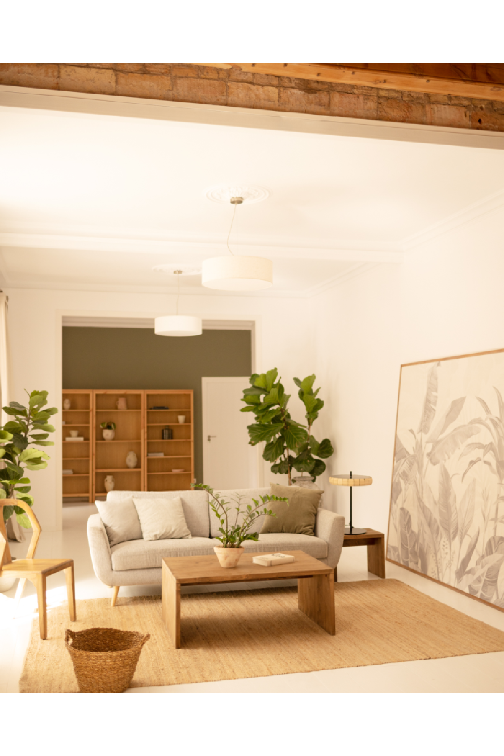 Angular Solid Wood Coffee Table | Decowood Telva | Oroa.com