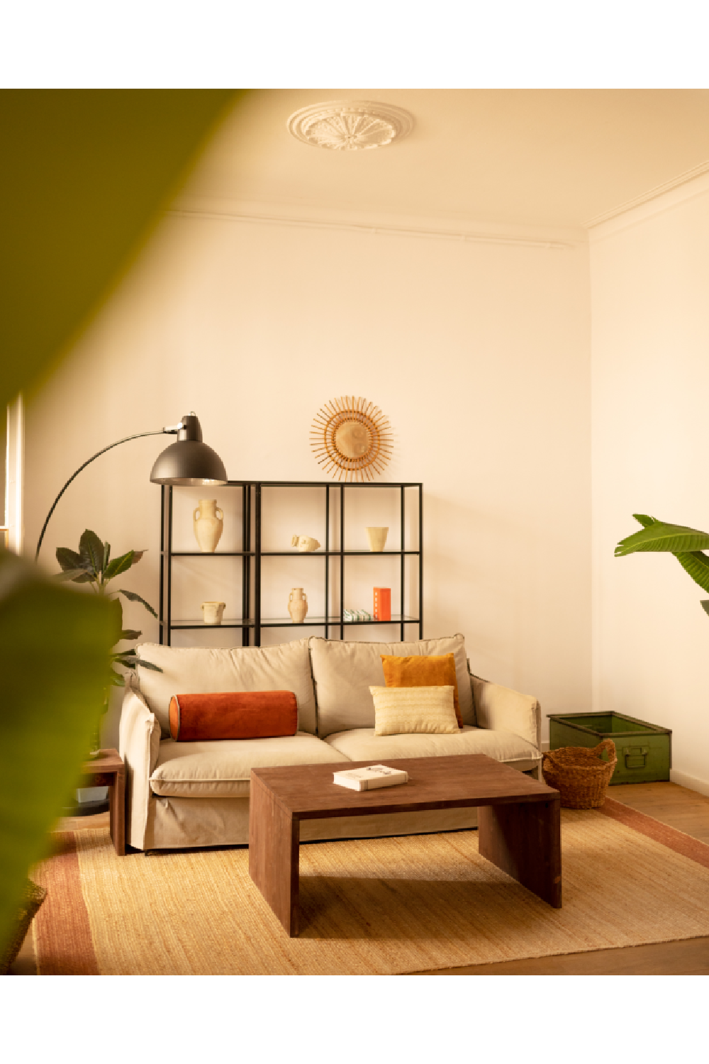 Angular Solid Wood Coffee Table | Decowood Telva | Oroa.com