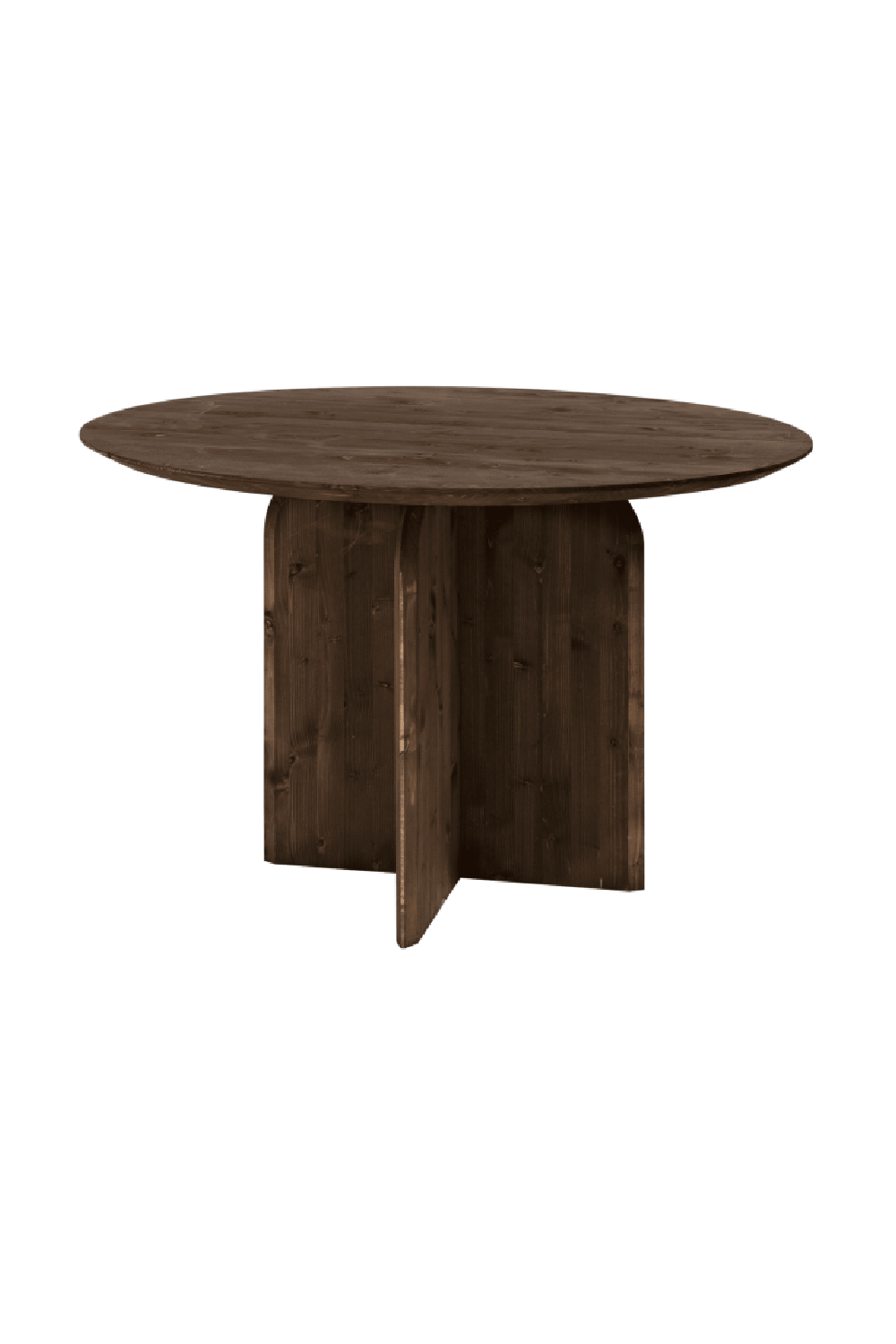 Round Solid Wood Dining Table | Decowood Bloom | Oroa.com
