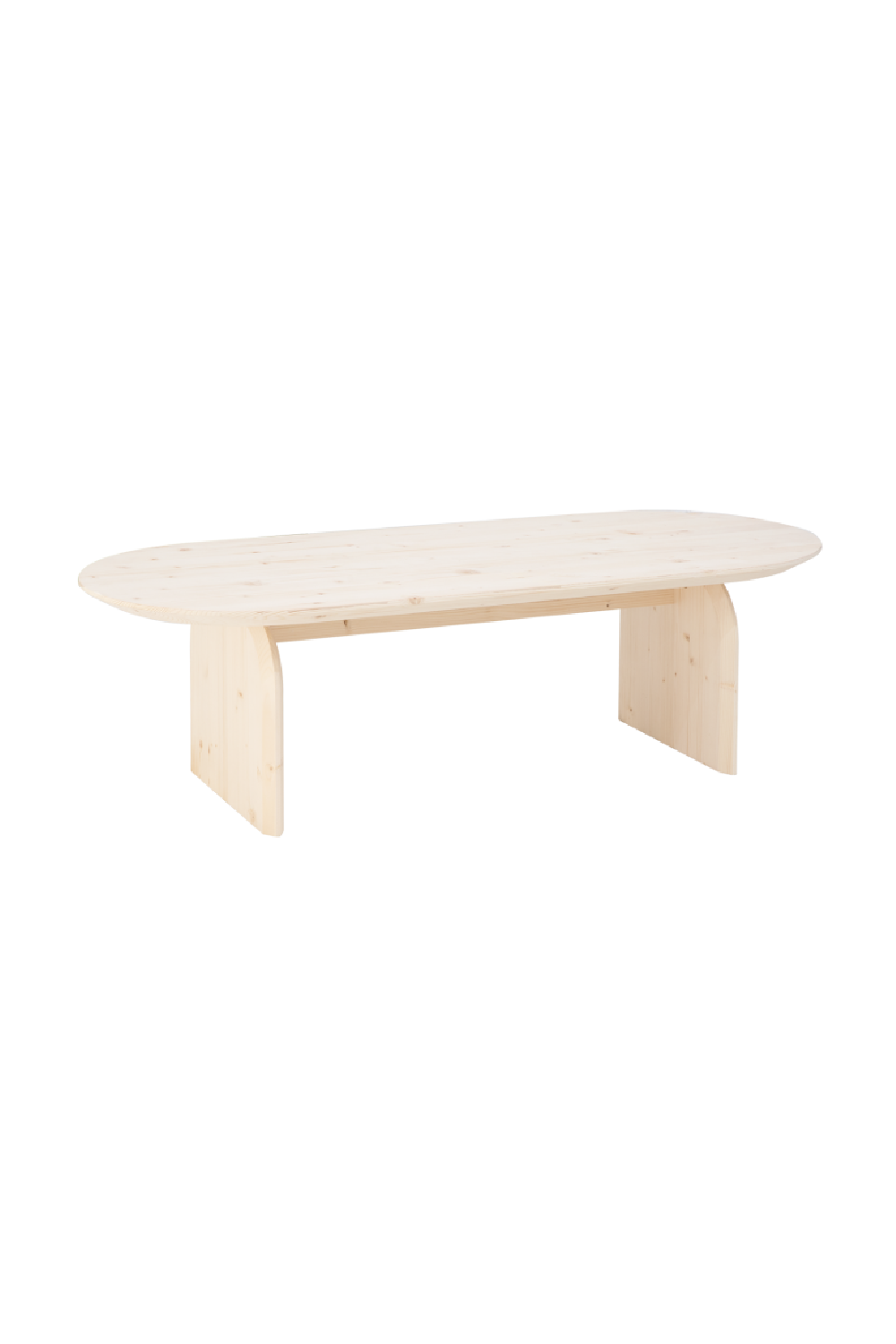 Wooden Oval Coffee Table | Decowood Bloom | Oroa.com
