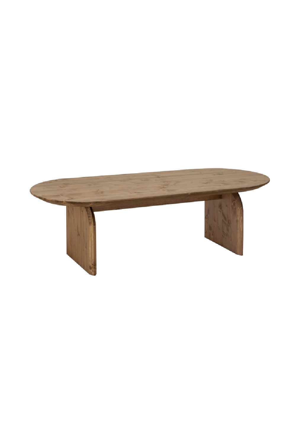 Wooden Oval Coffee Table | Decowood Bloom | Oroa.com