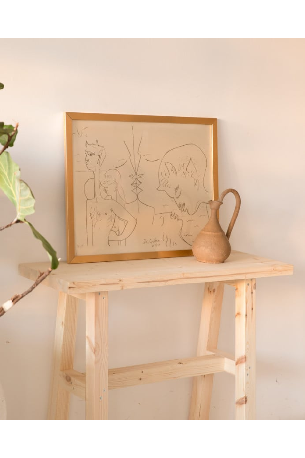 Solid Wood Console Table | Decowood Batan | Oroa.com