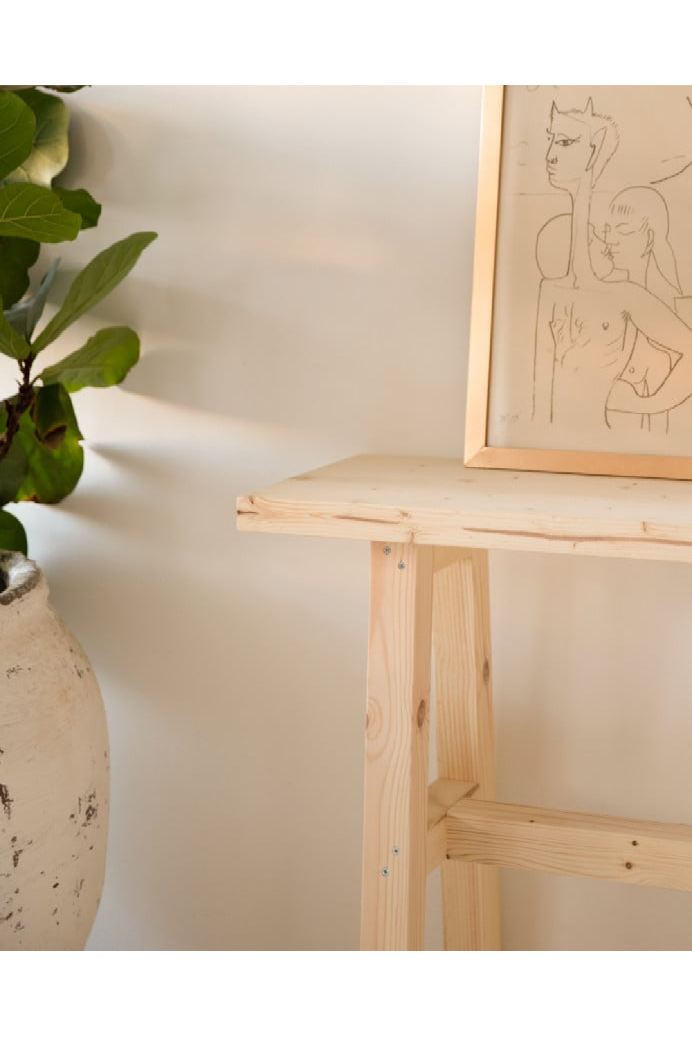 Solid Wood Console Table | Decowood Batan | Oroa.com