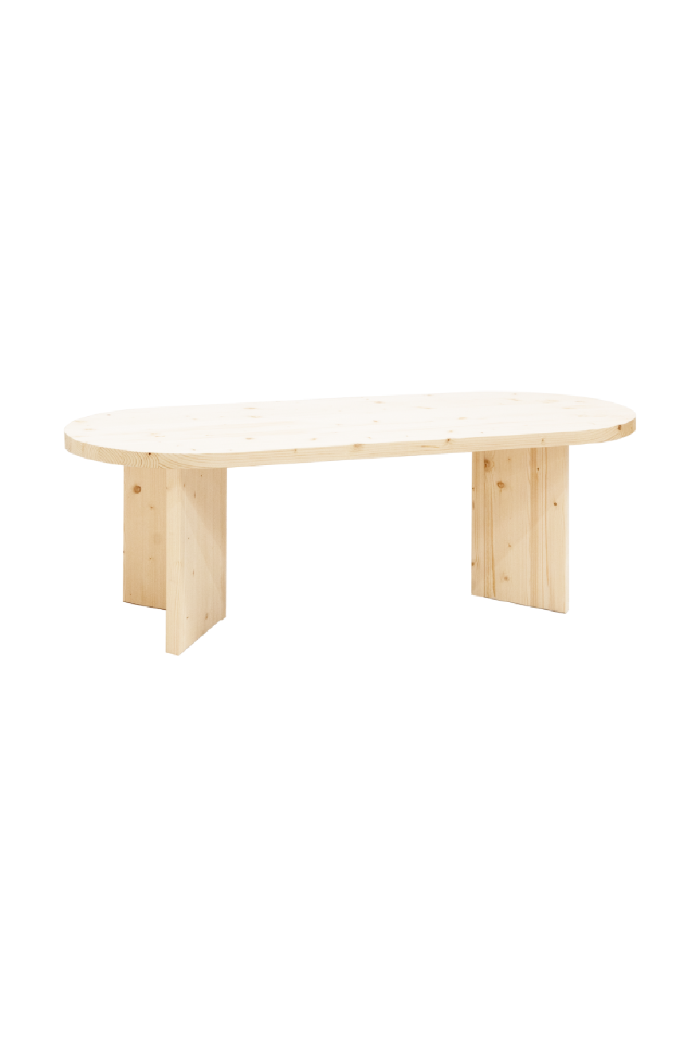 Oval Wood Dining Table | Decowood Osaka | Oroa.com