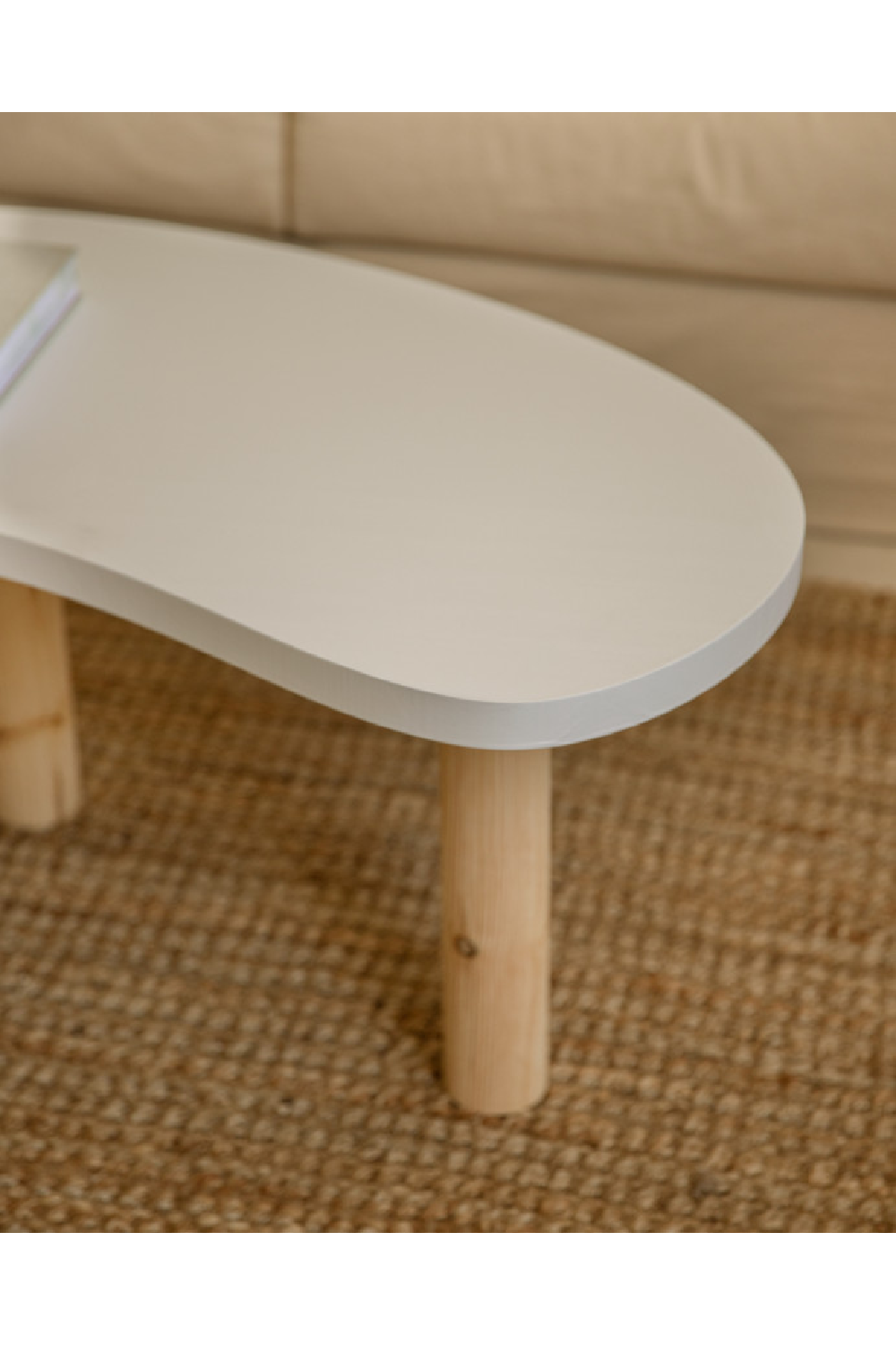 Curved Wooden Coffee Table | Decowood Gina | Oroa.com