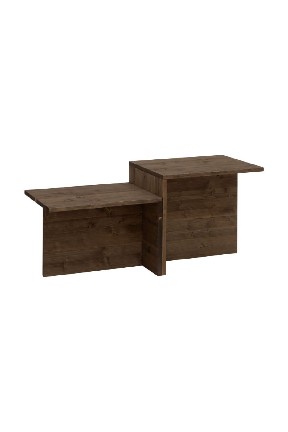 Cantilevered Solid Wood Coffee Tables (2) | Decowood Theo | Oroa.com