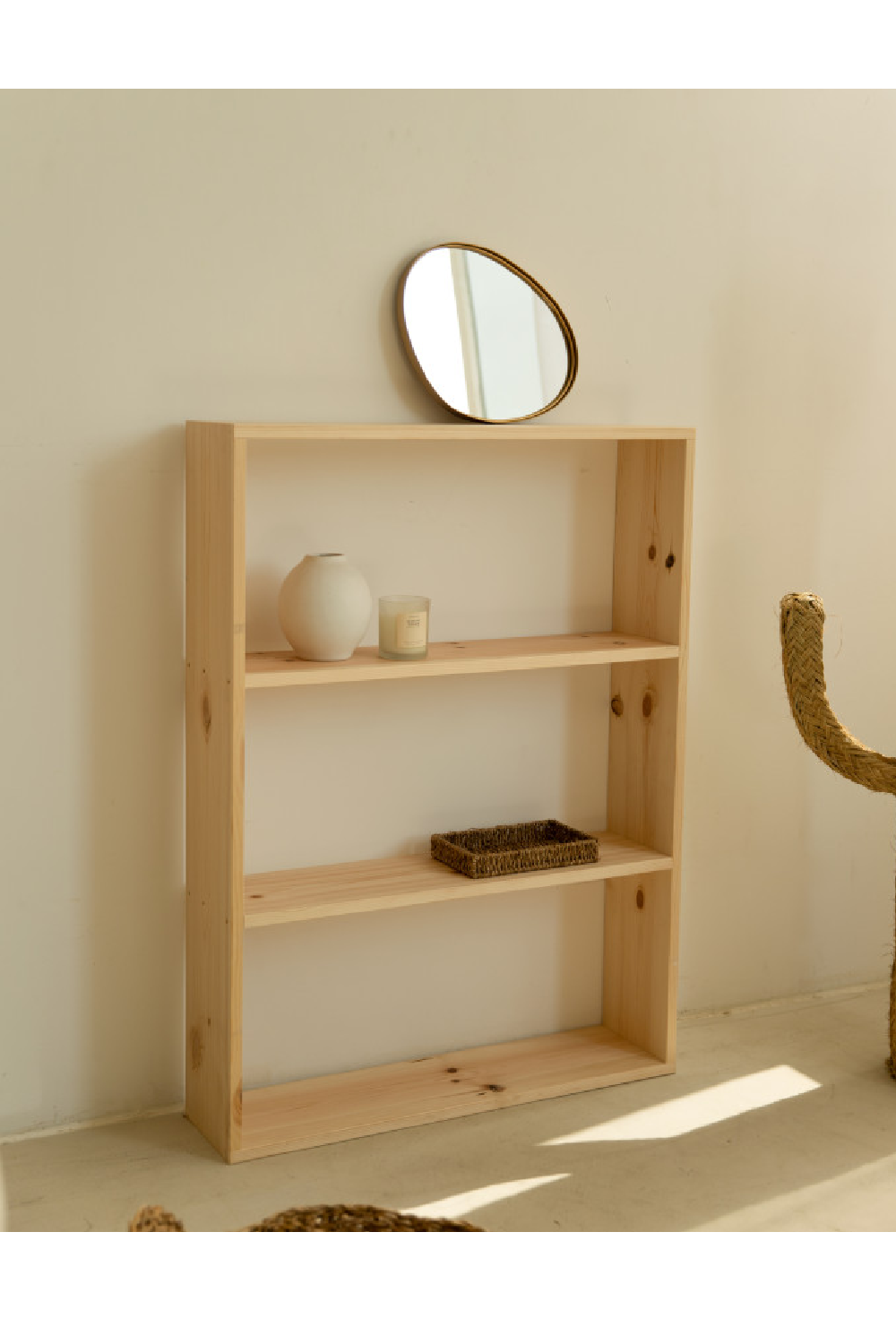Spruce Wood Nordic Shelf | Decowood Saura | OROA.com