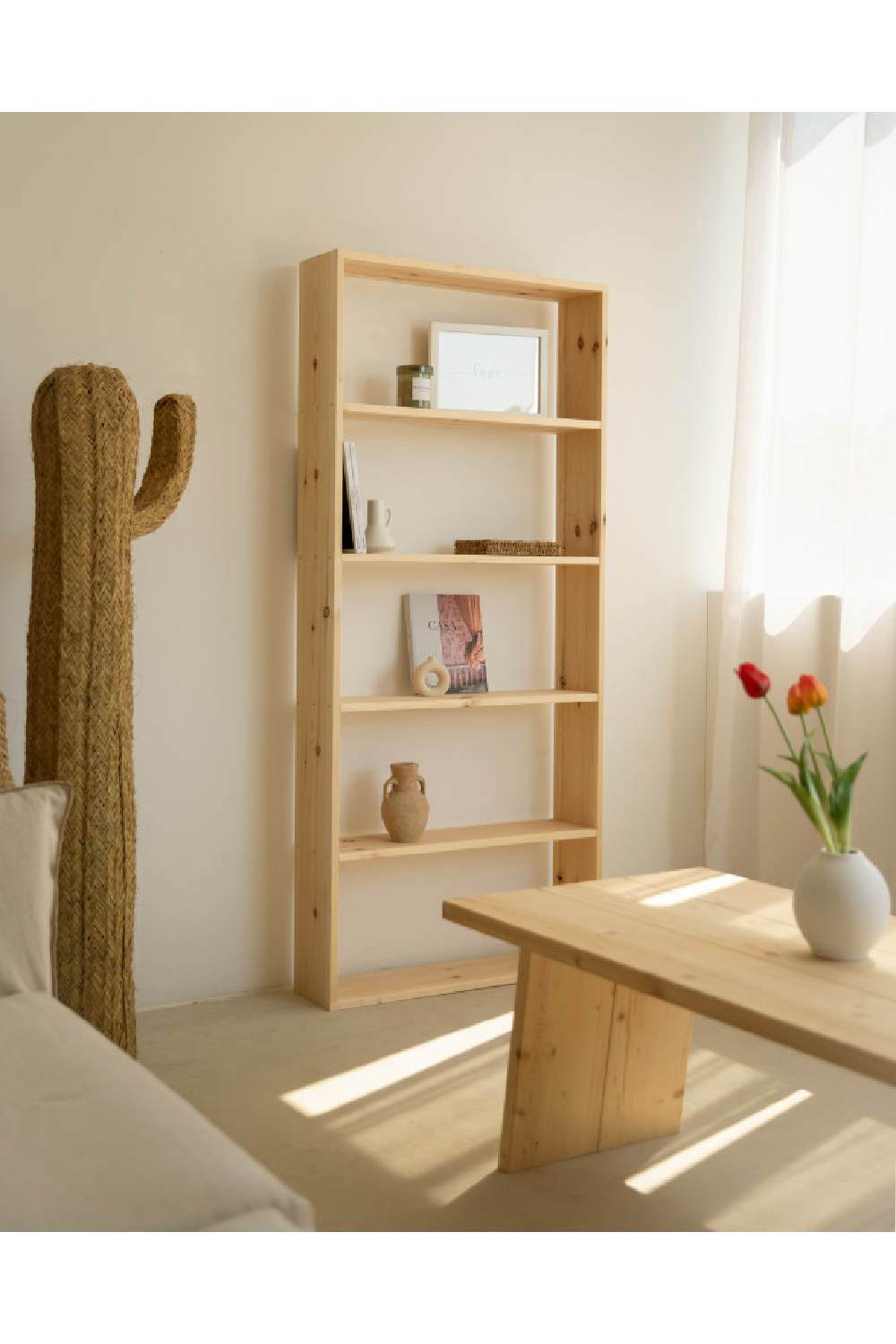 Spruce Wood Nordic Shelf | Decowood Saura | OROA.com