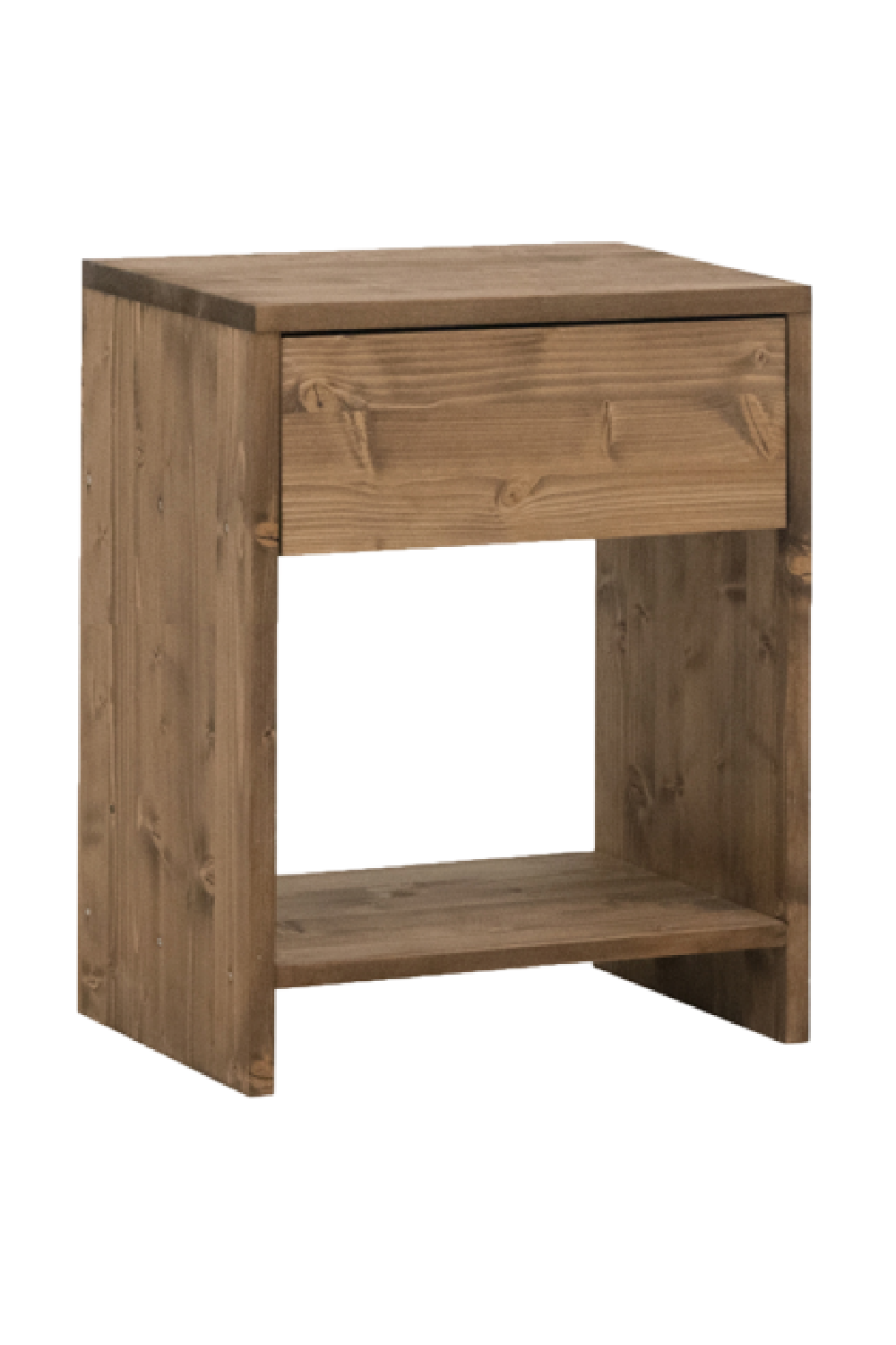 1-Drawer Wooden Bedside Table | Decowood Martina | Oroa.com