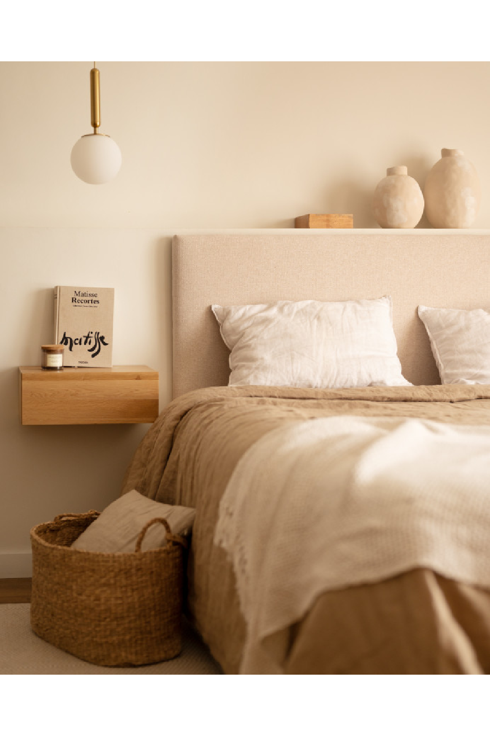 Headboard and Floating Bedside Tables (2) | Decowood Hoola + Ingrid | Oroa.com