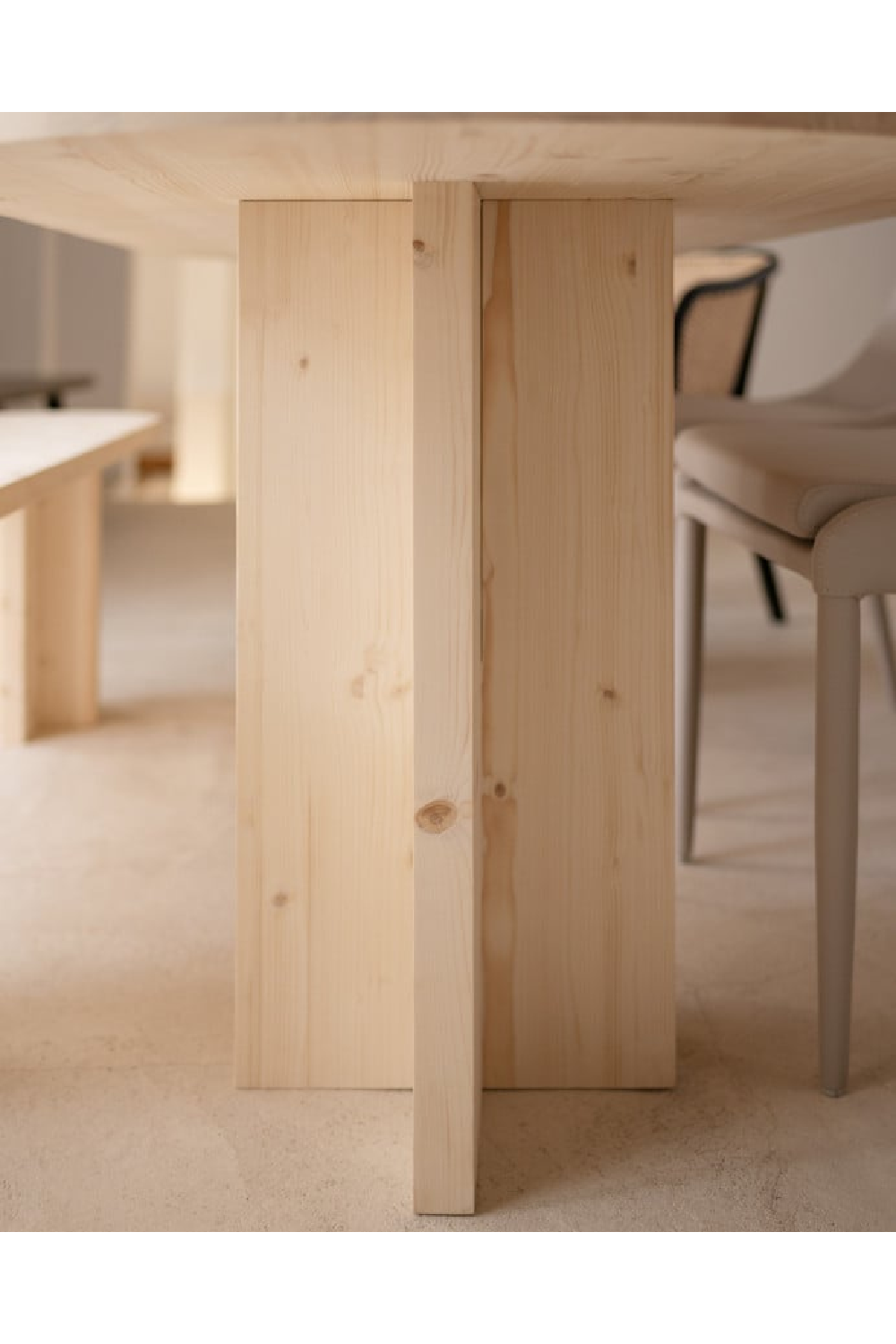 Oval Dining Table and Bench Set | Decowood Tokyo | Oroa.com